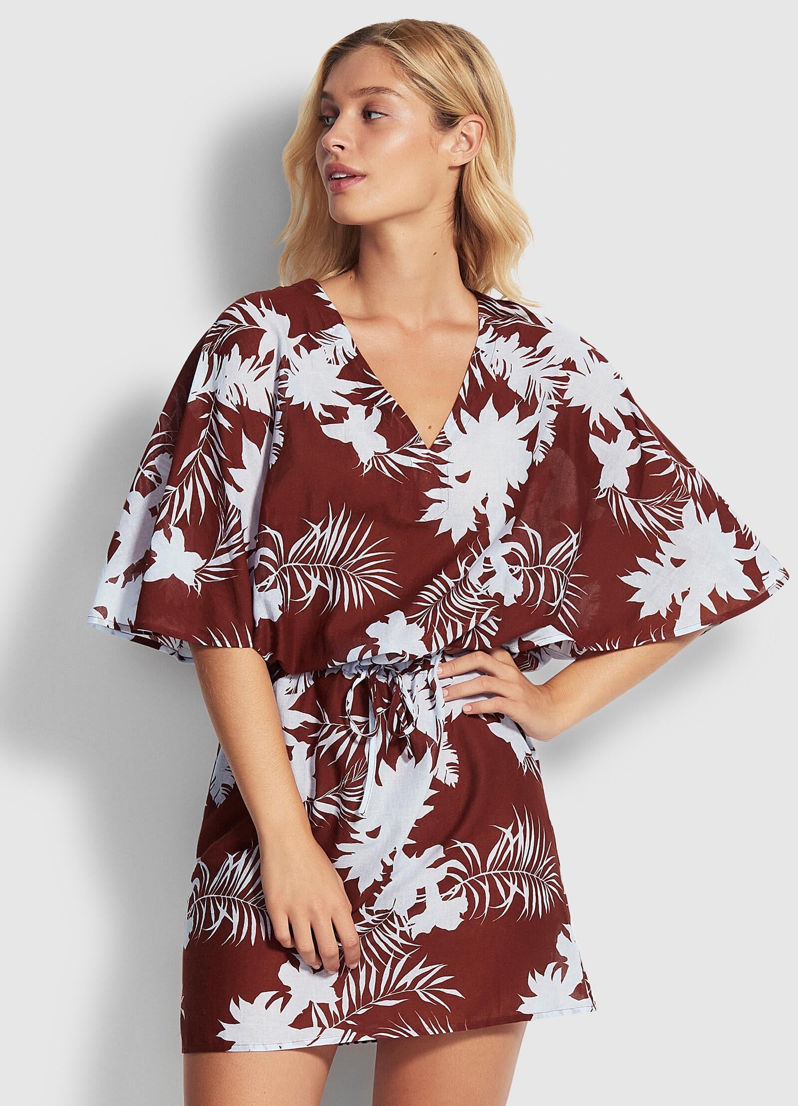 Wild Tropics Kaftan - Amber