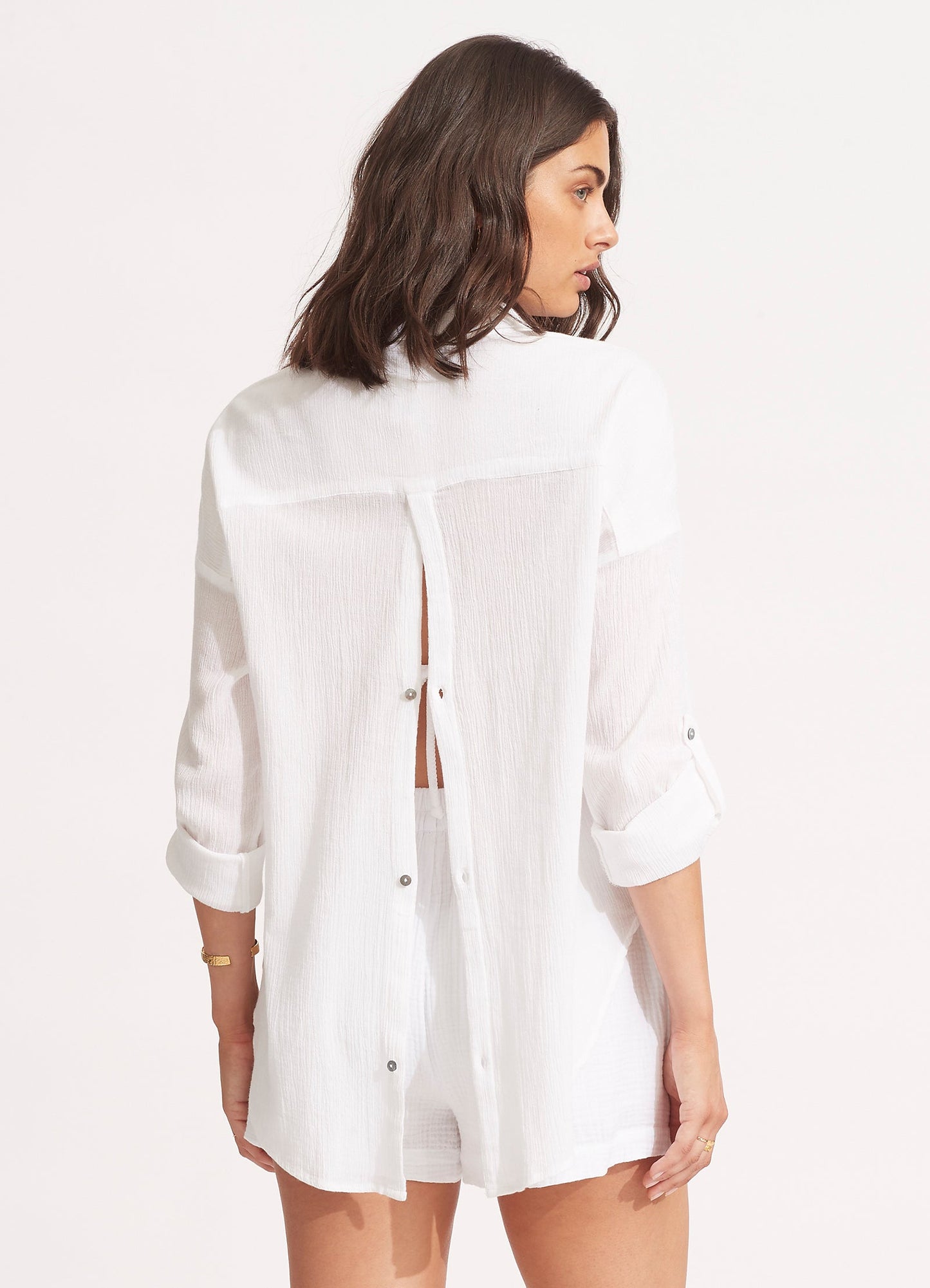  Classic Beach Shirt - White