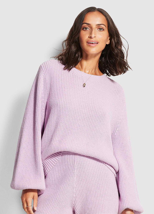  North Coast Chunky Knit - Lilac