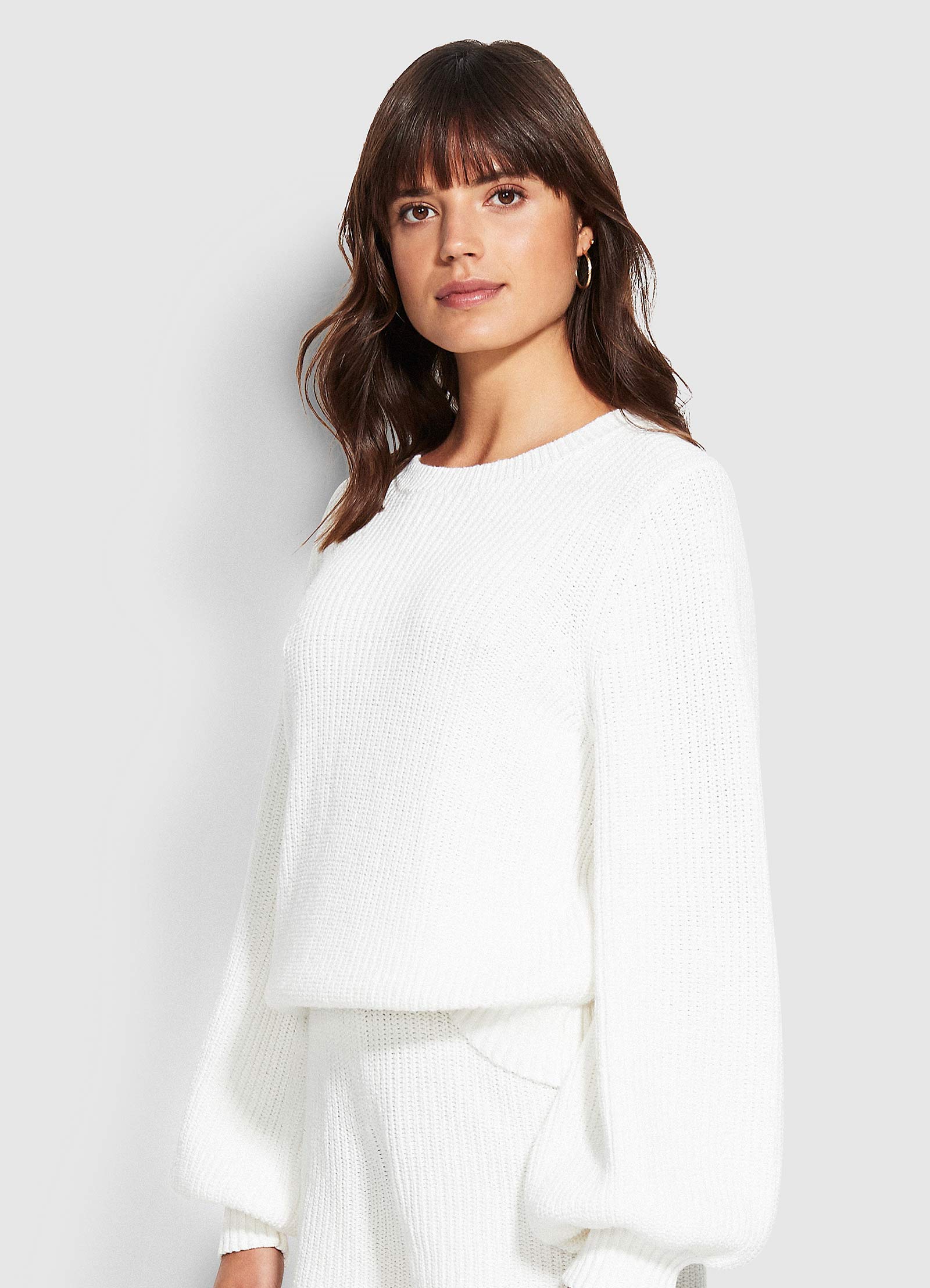  North Coast Chunky Knit - White