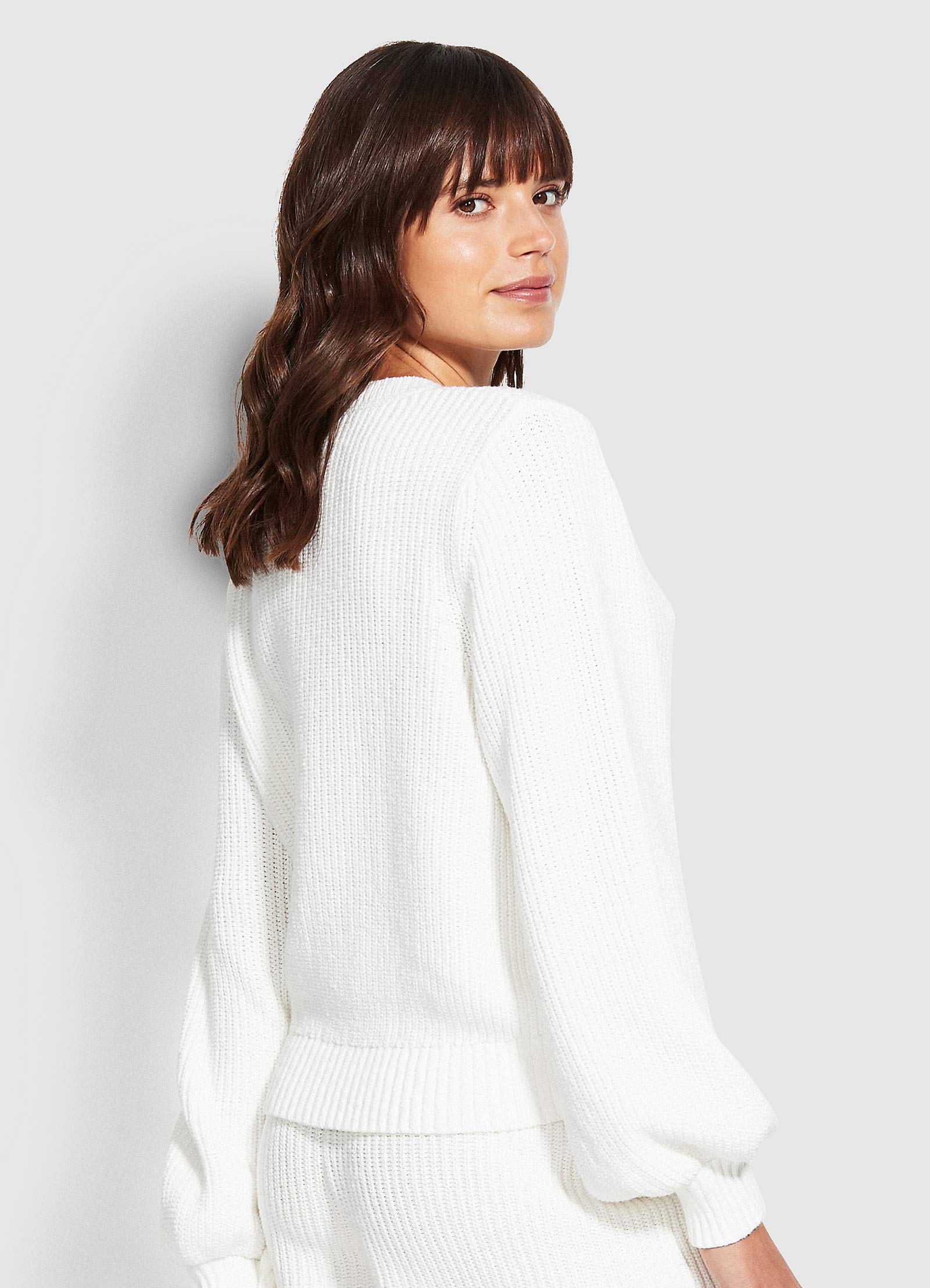  North Coast Chunky Knit - White