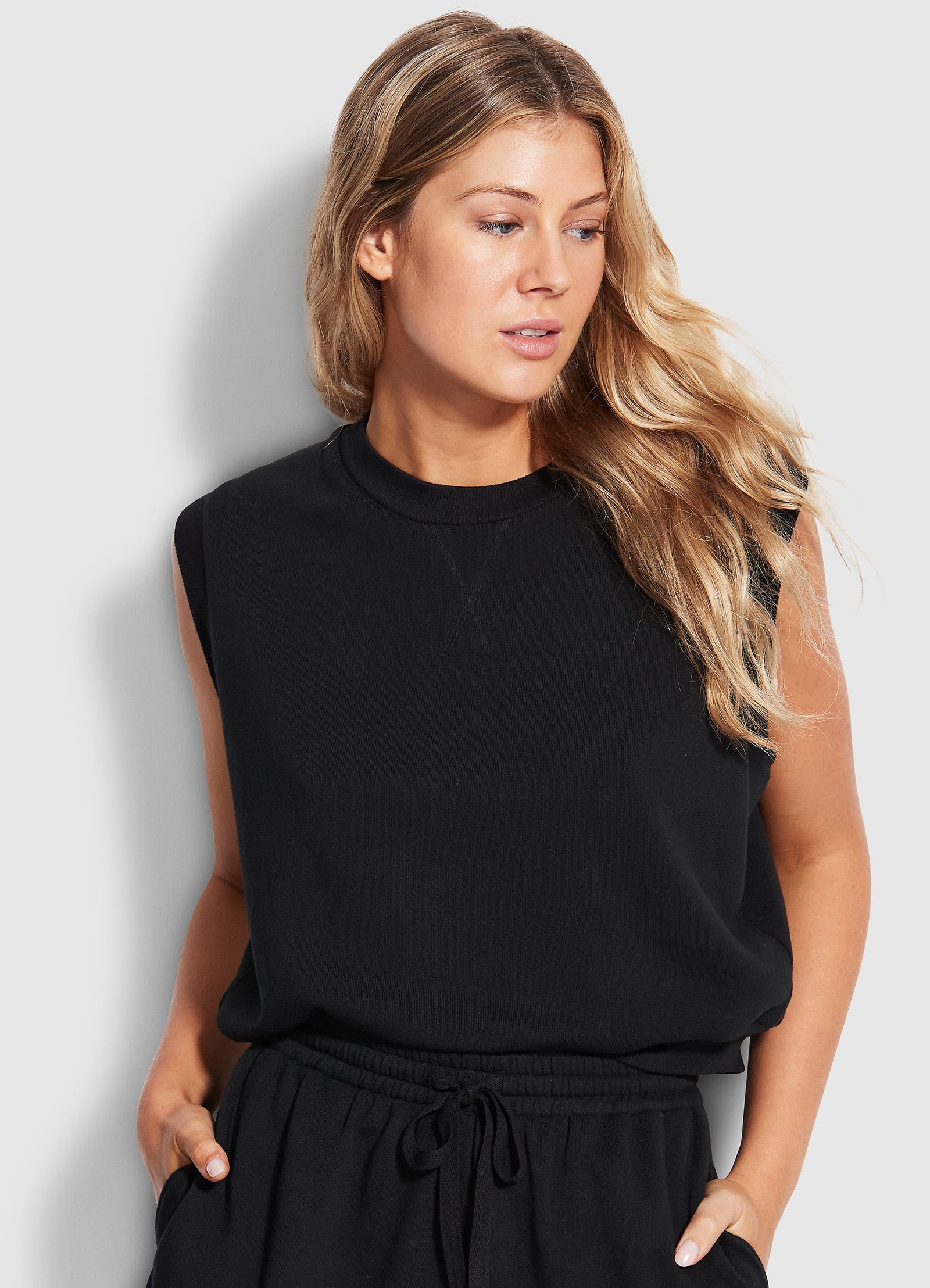  Cotton Tank - Black