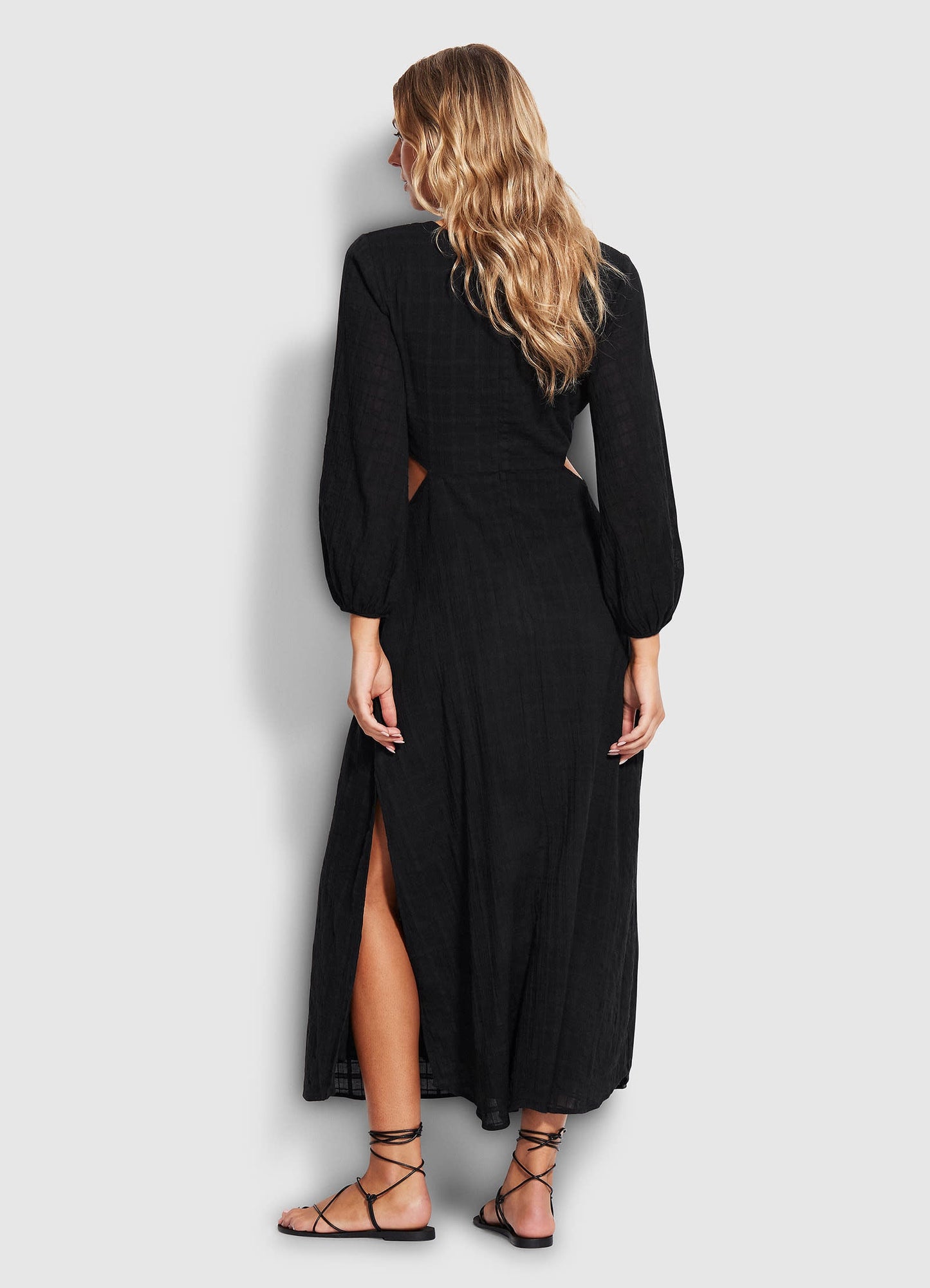  Drifter Cut Out Dress- Black
