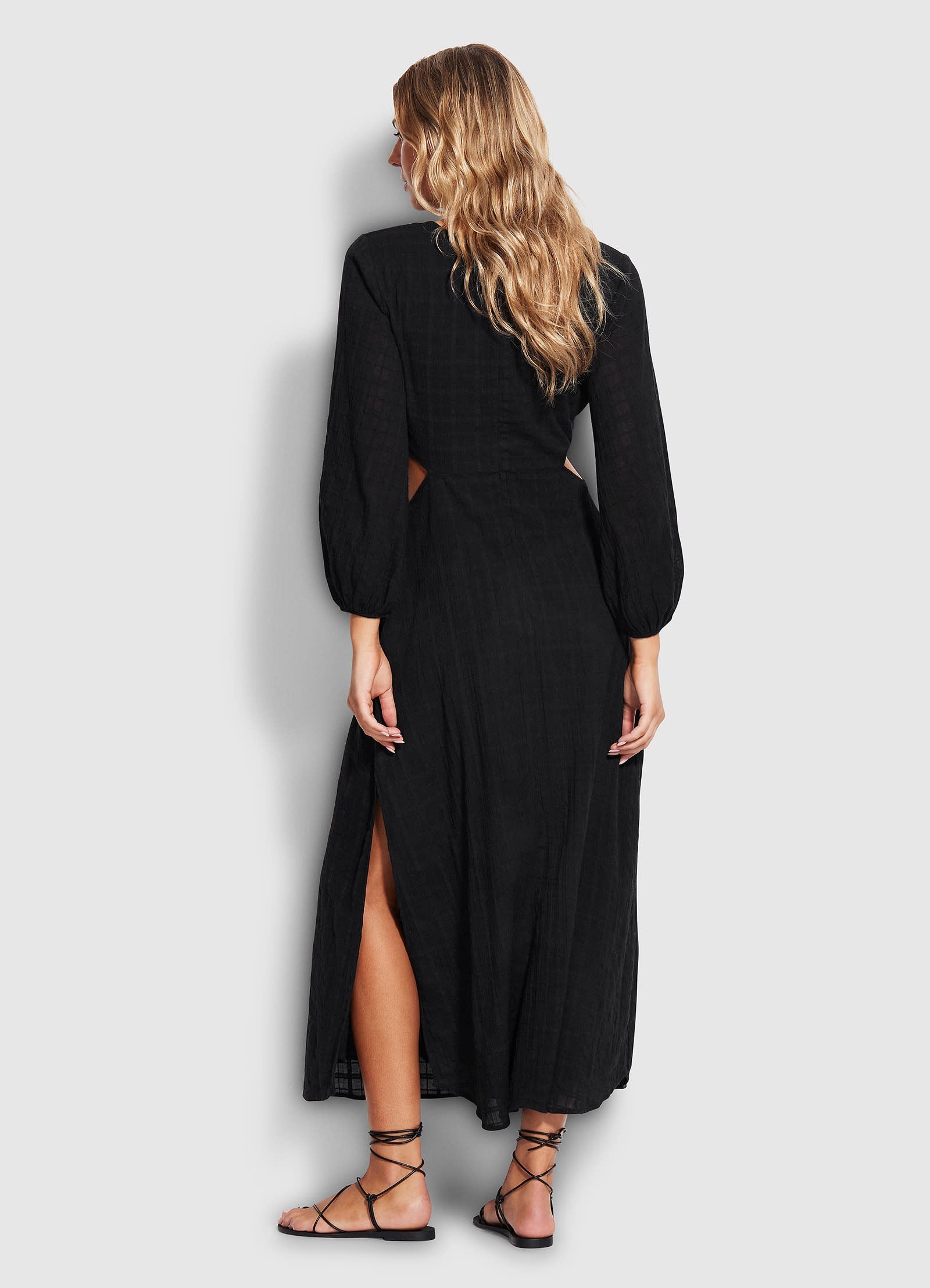 Drifter Cut Out Dress- Black