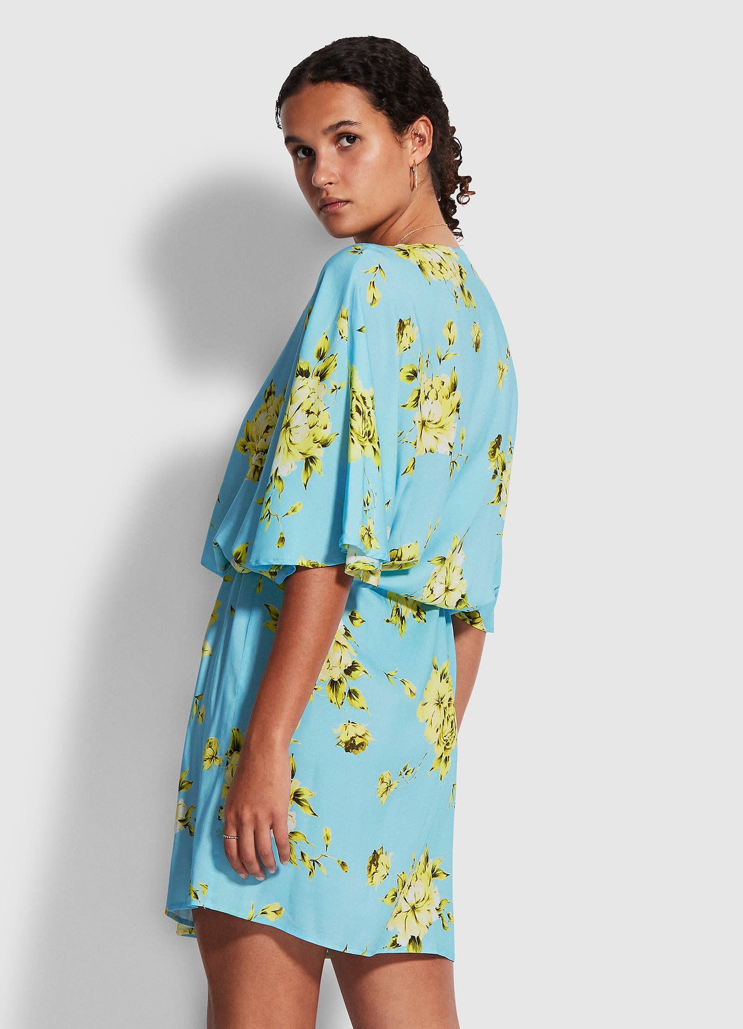  Full Bloom Kaftan - Sky