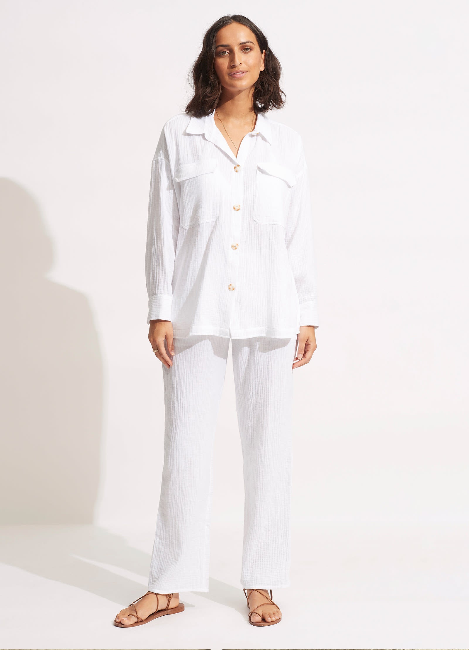  Harvest Beach Pant - White