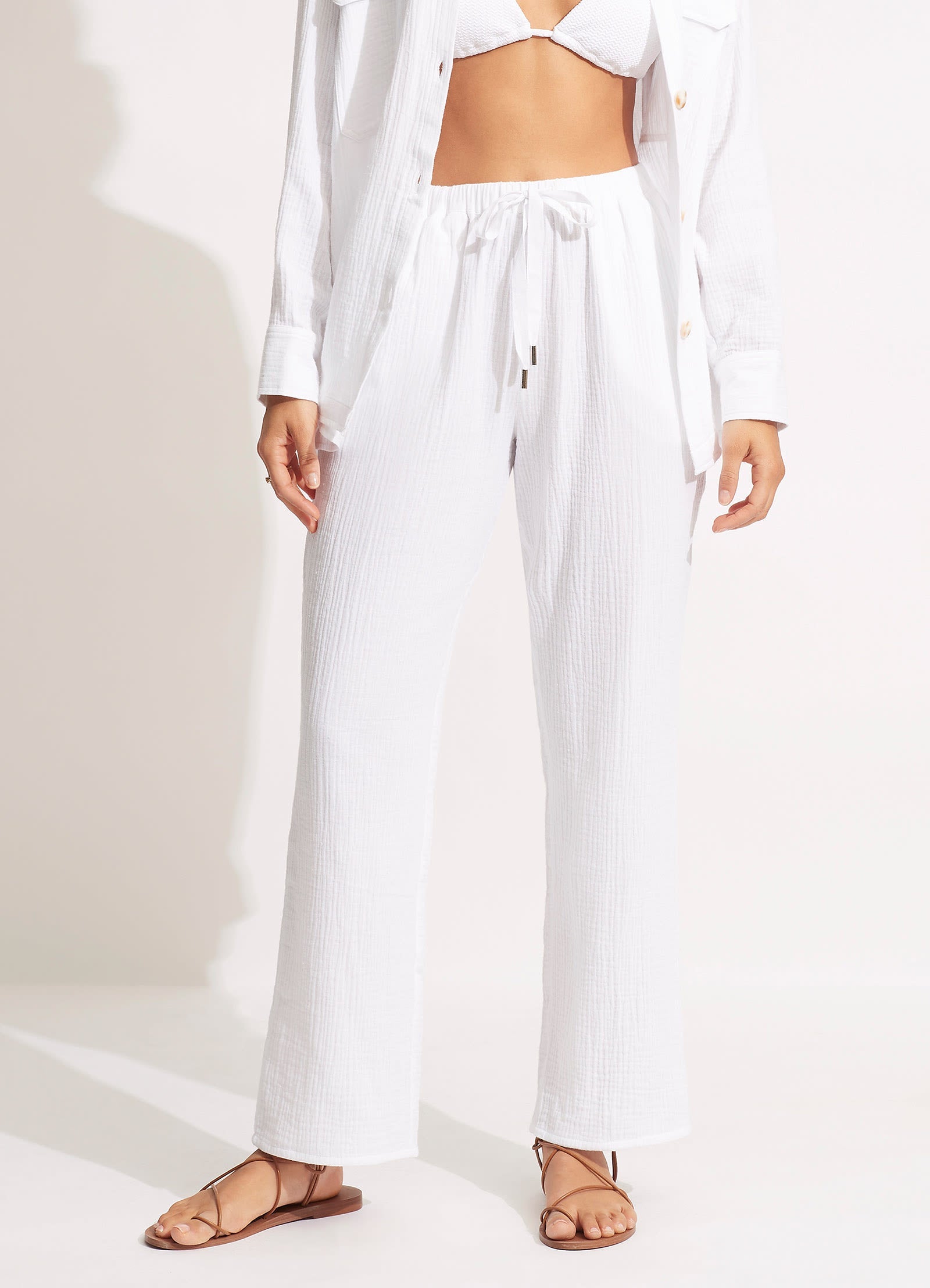  Harvest Beach Pant - White