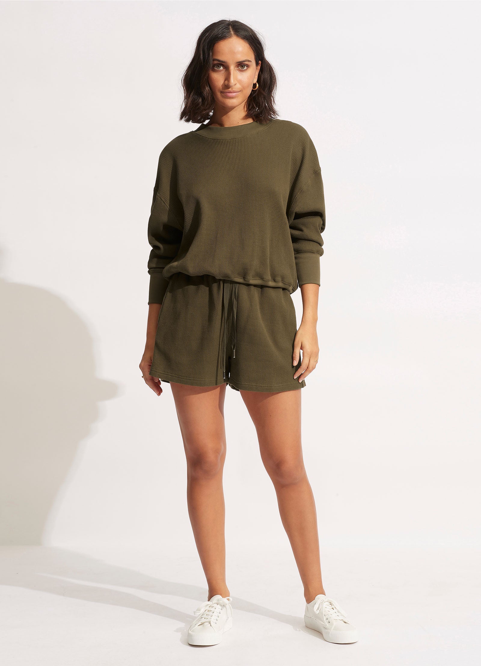 Waffle Beach Short- Moss