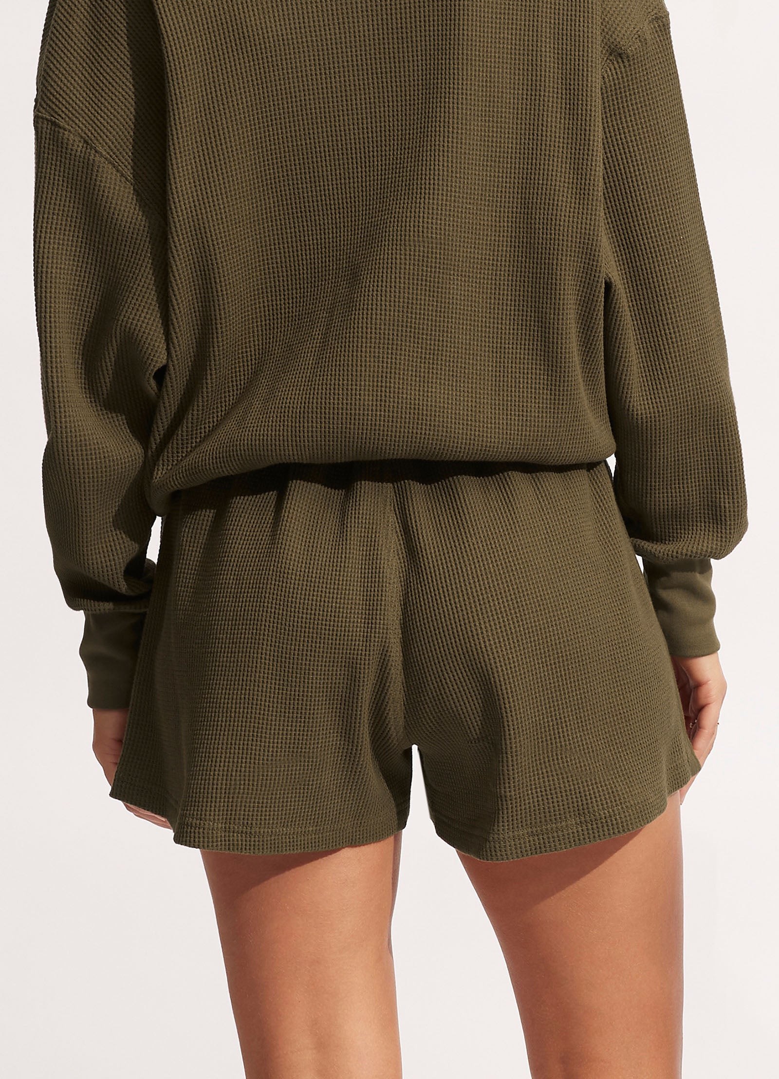  Waffle Beach Short- Moss