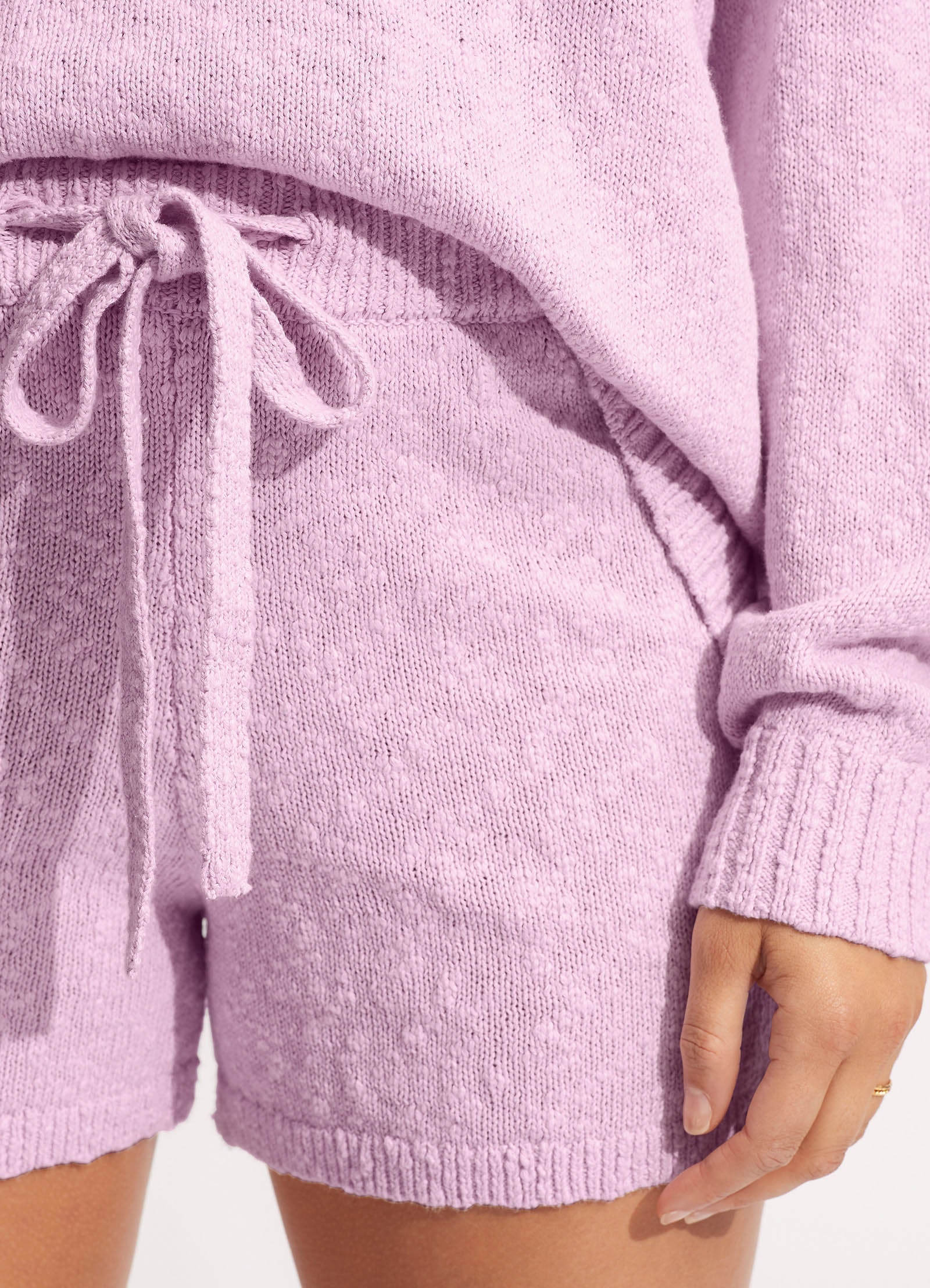  Boucle Short- Lilac
