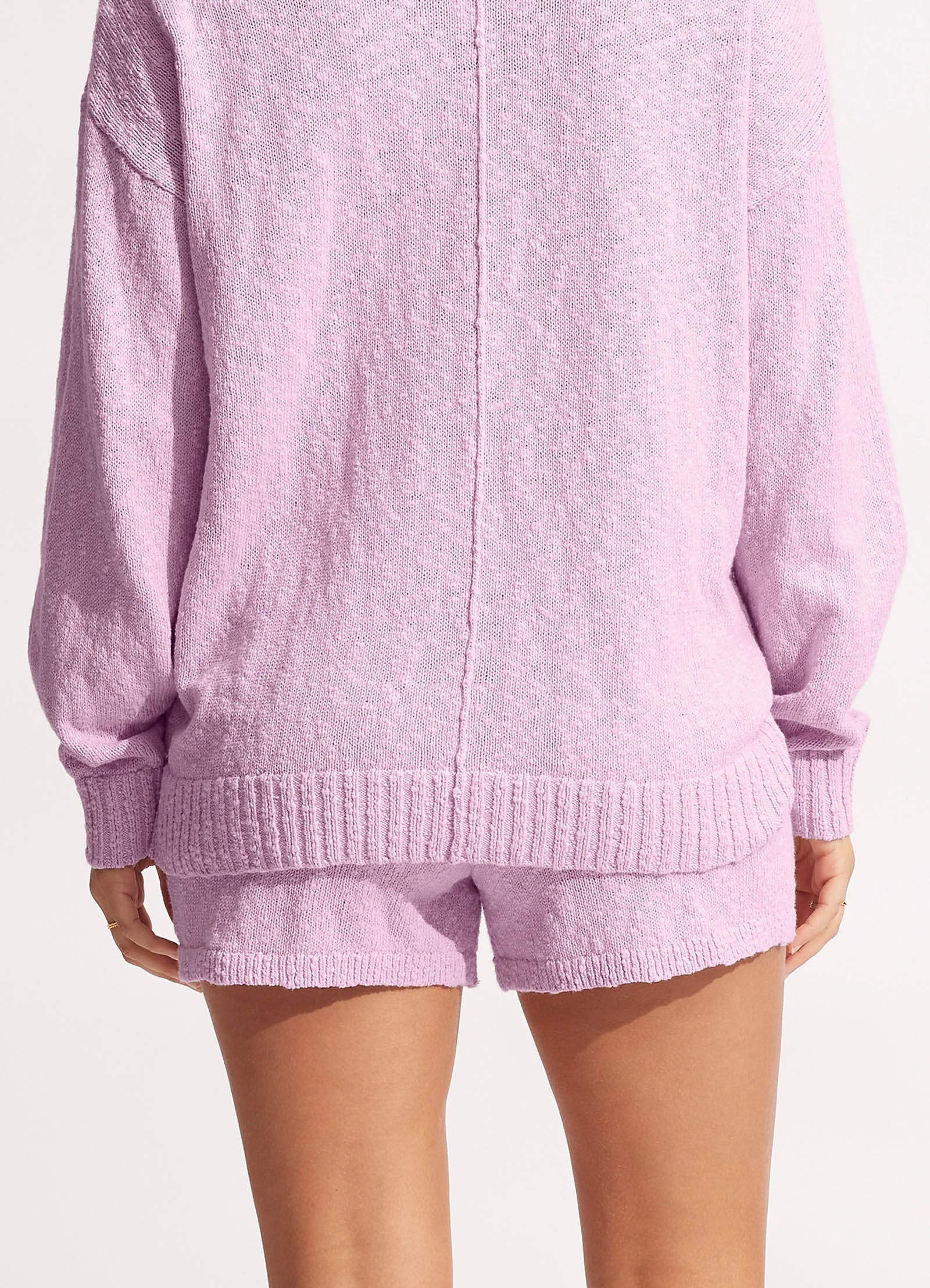  Boucle Short- Lilac