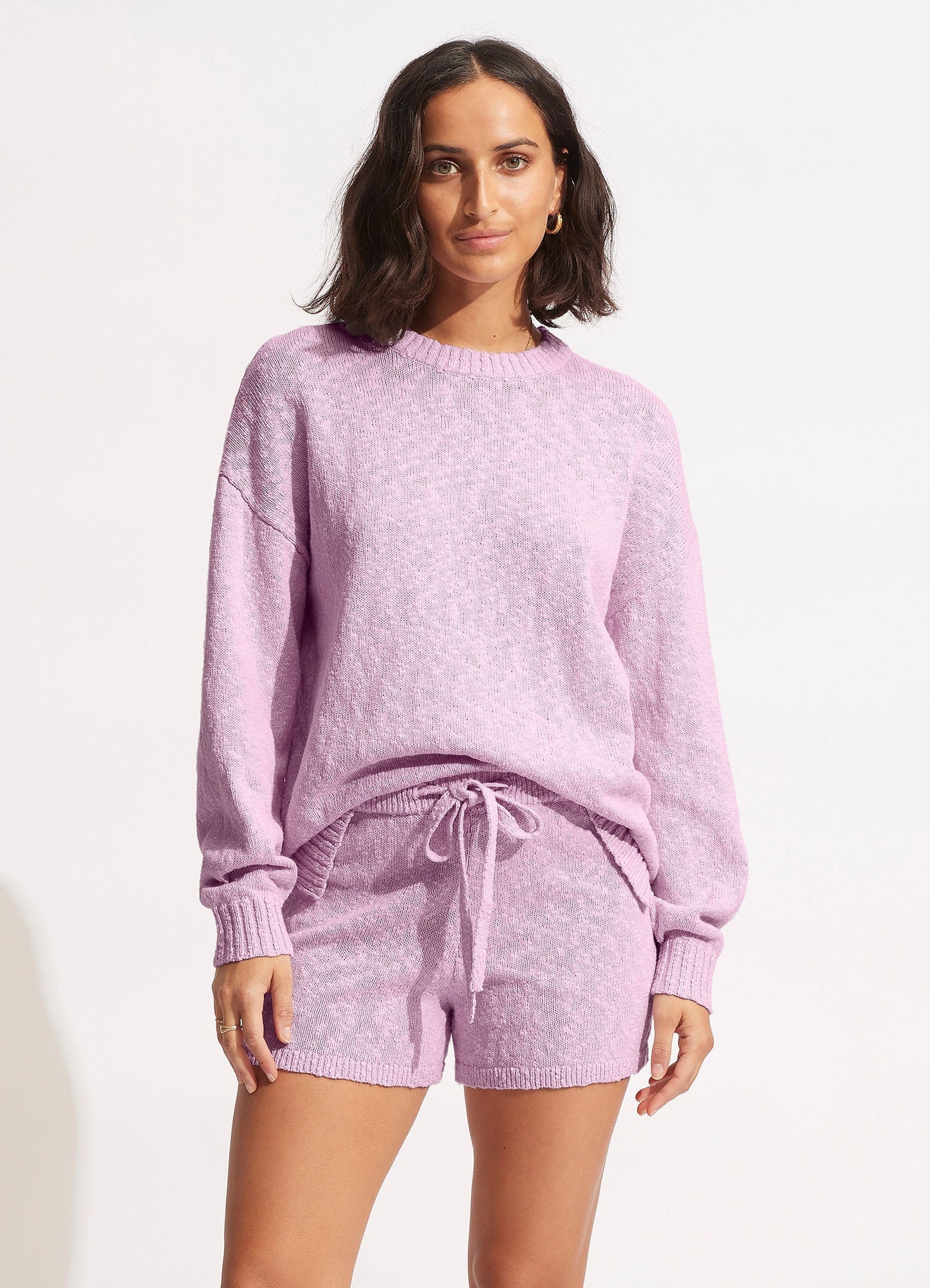  Boucle Short- Lilac