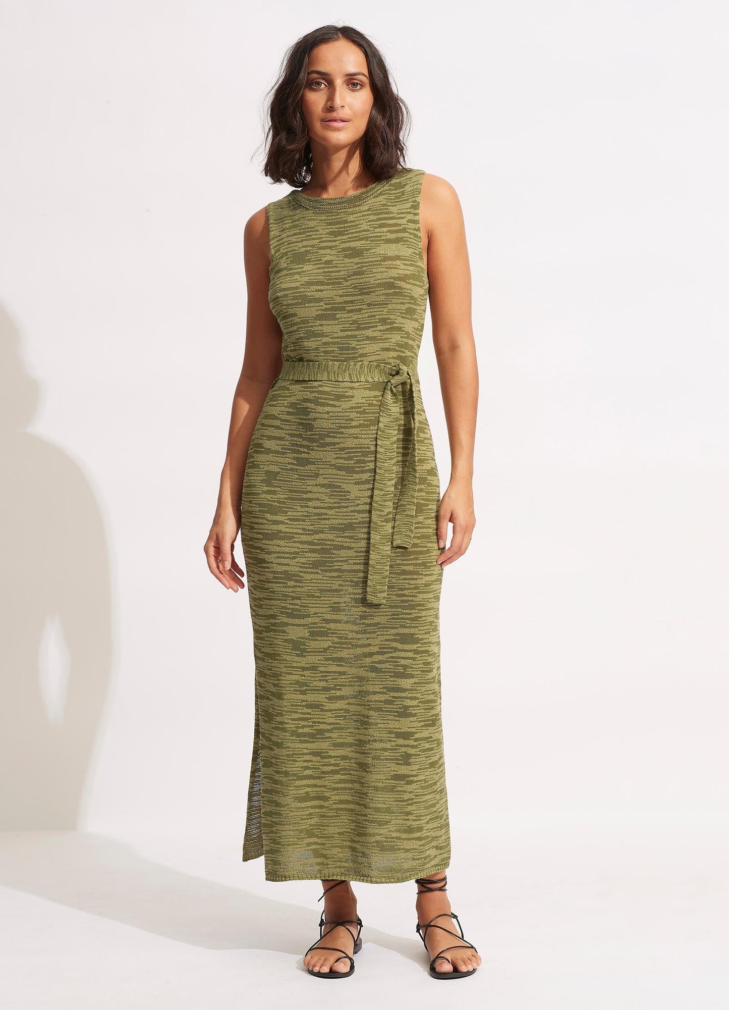  Daybreak Knit Dress- Olive