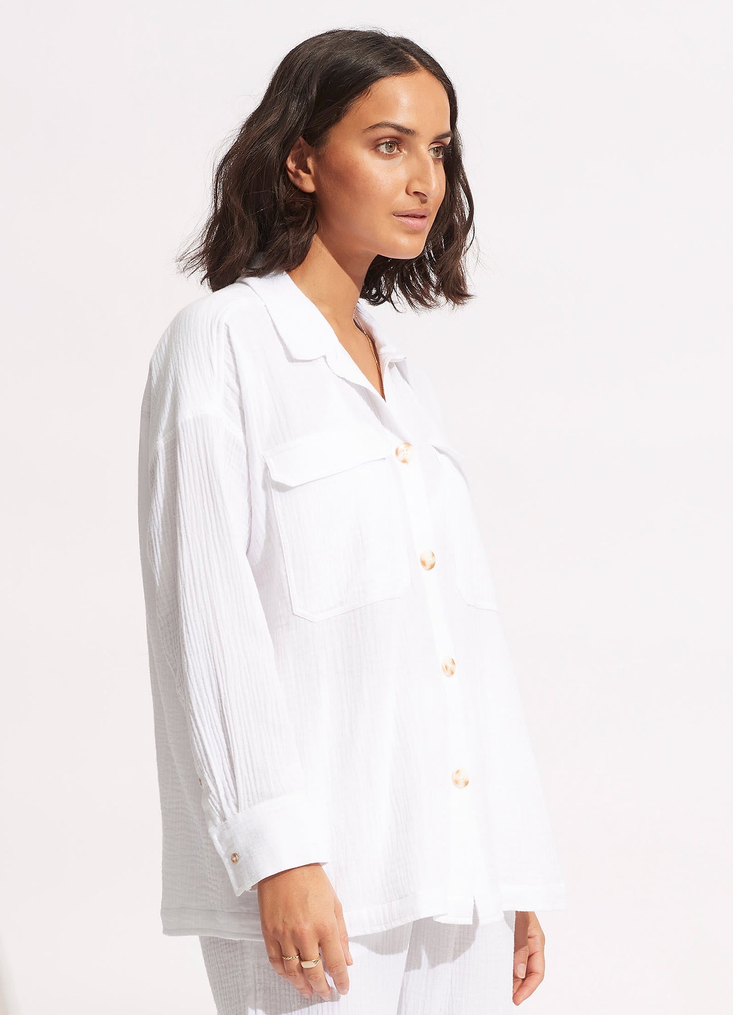  HarvestShirt Jacket - White