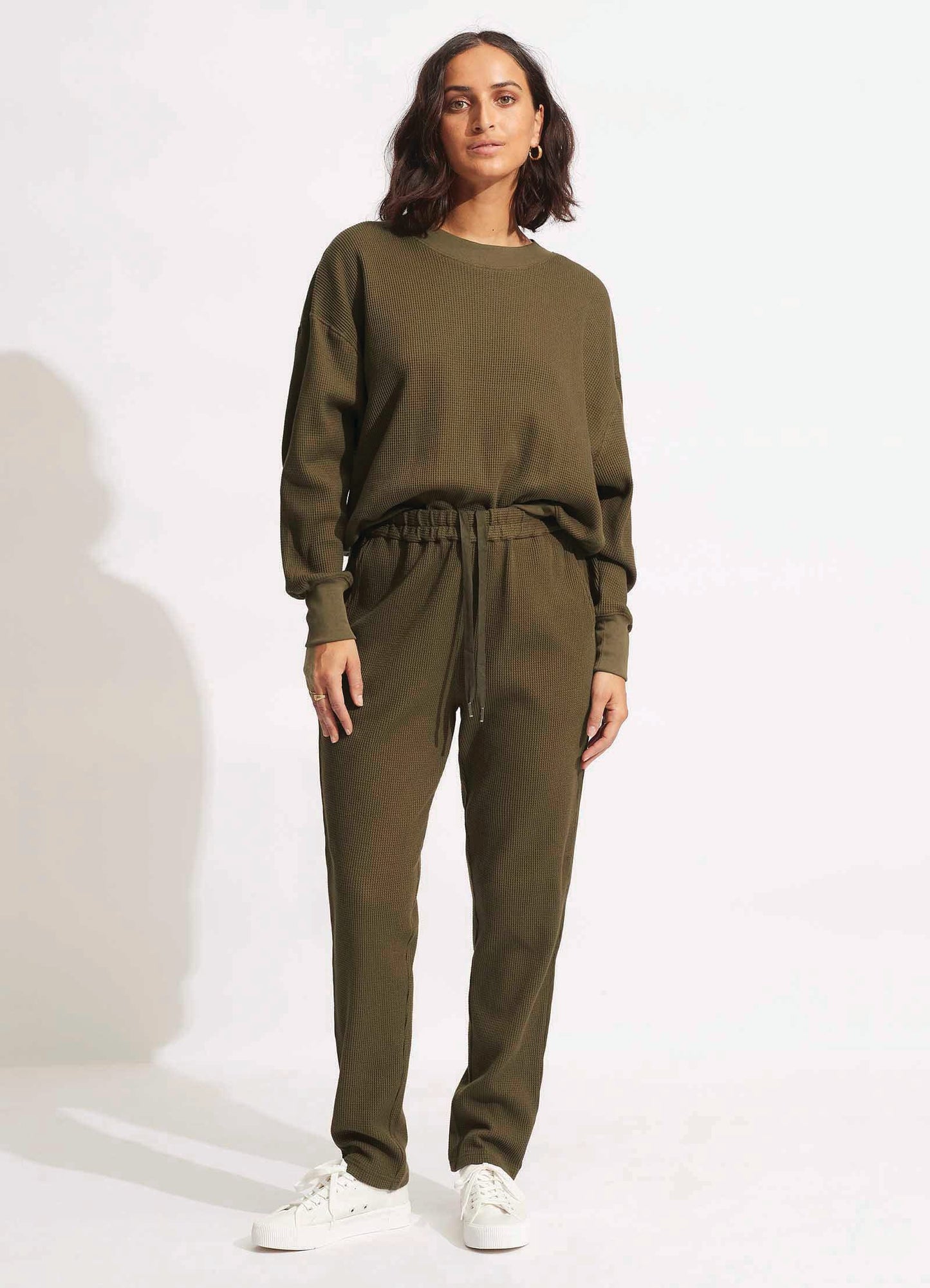  Waffle Pant - Moss