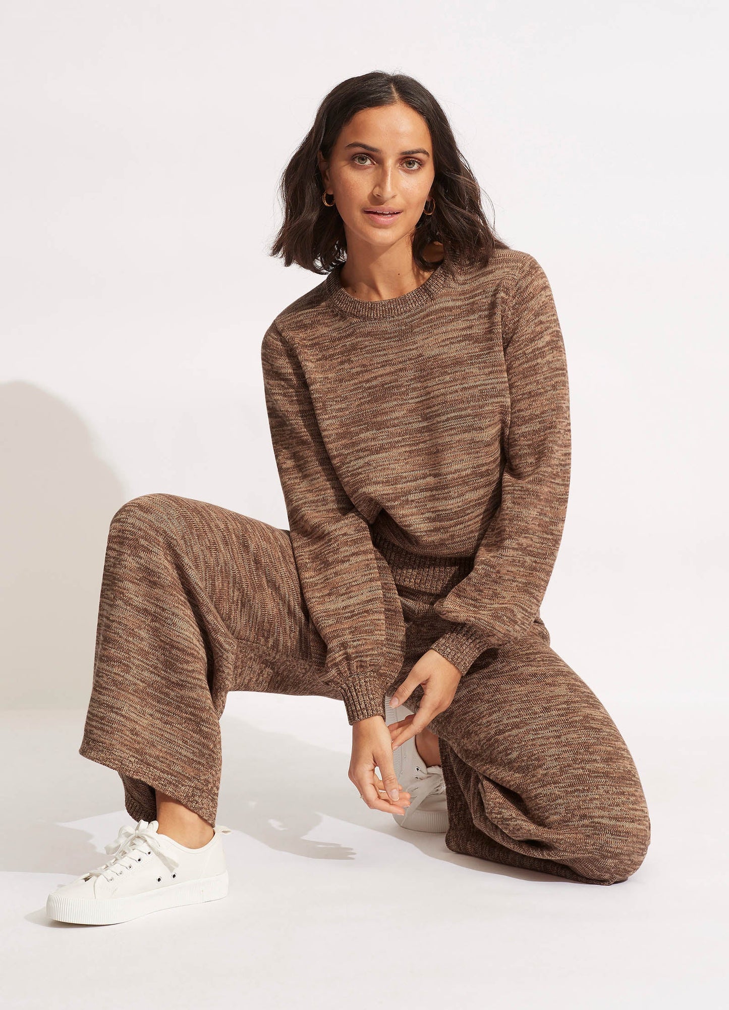  Maple Knit Pant- Sepia