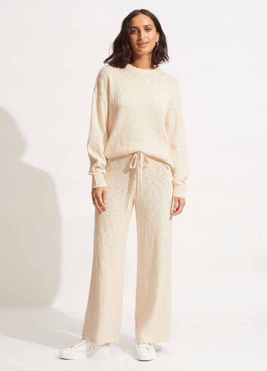  Boucle Knit Pant- Sand