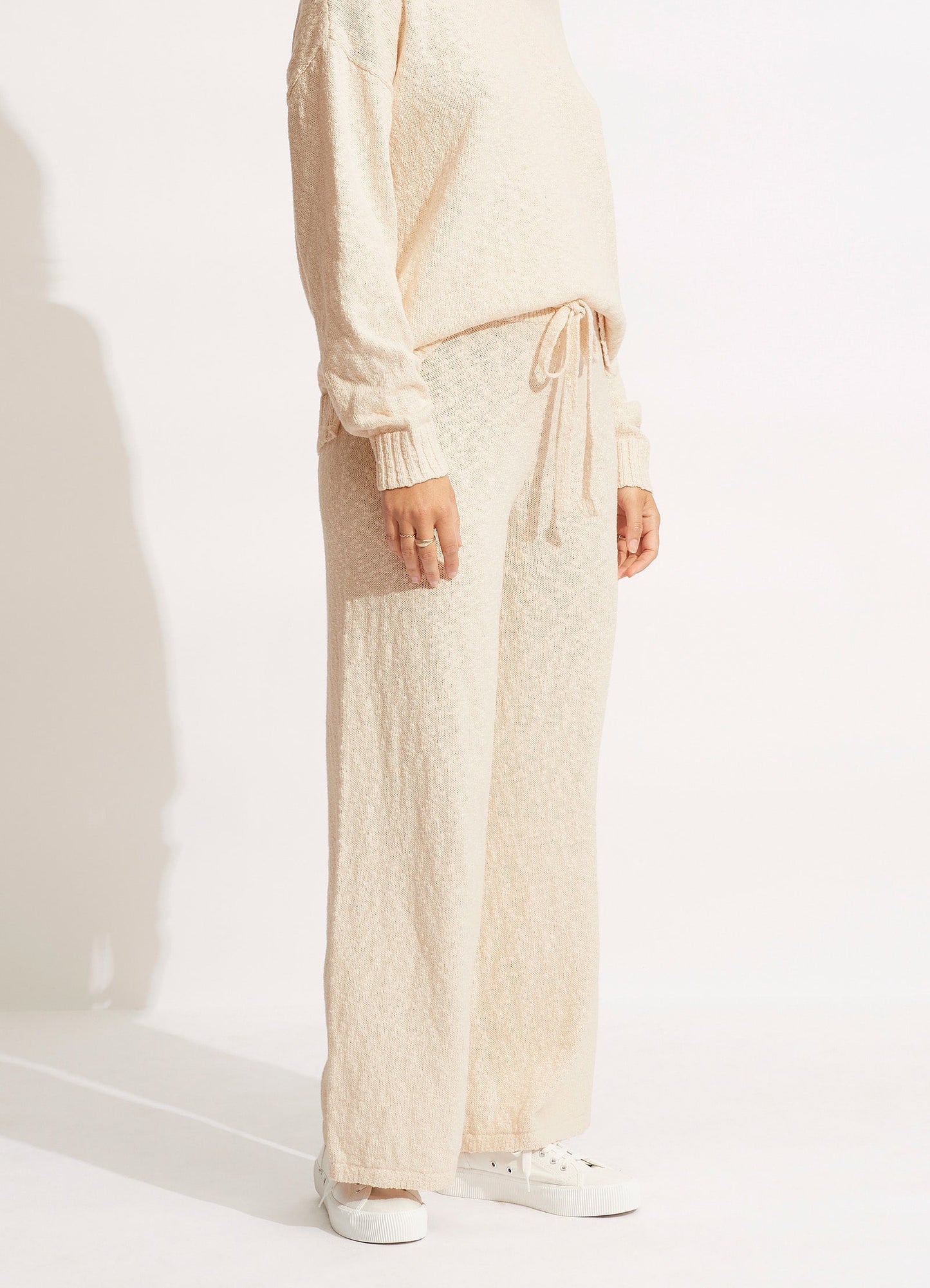  Boucle Knit Pant- Sand