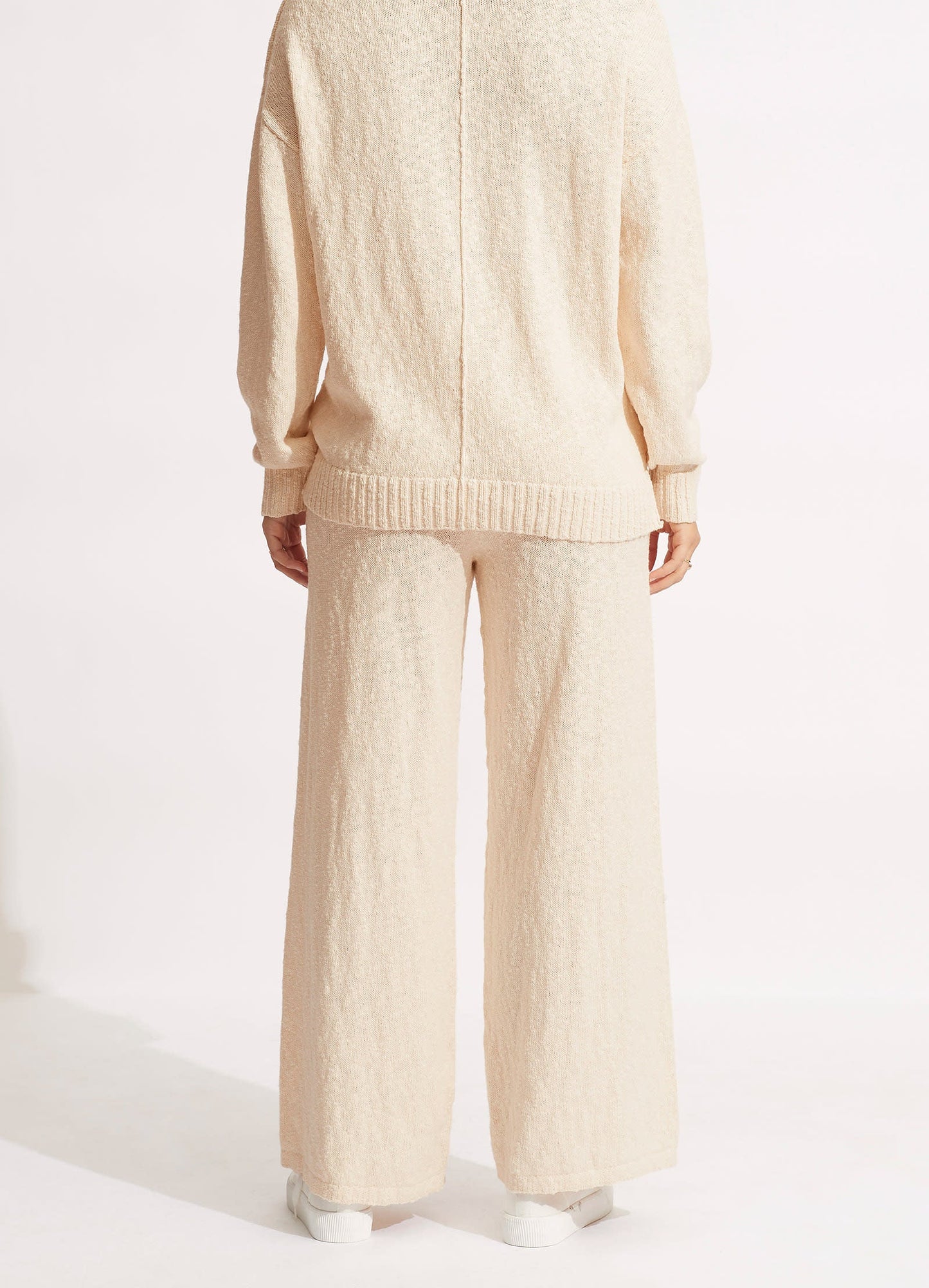  Boucle Knit Pant- Sand