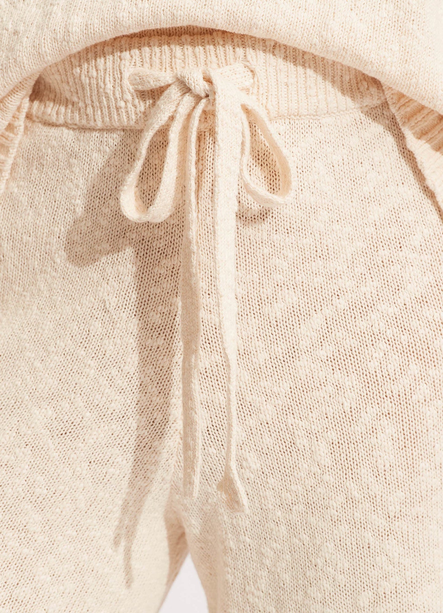  Boucle Knit Pant- Sand