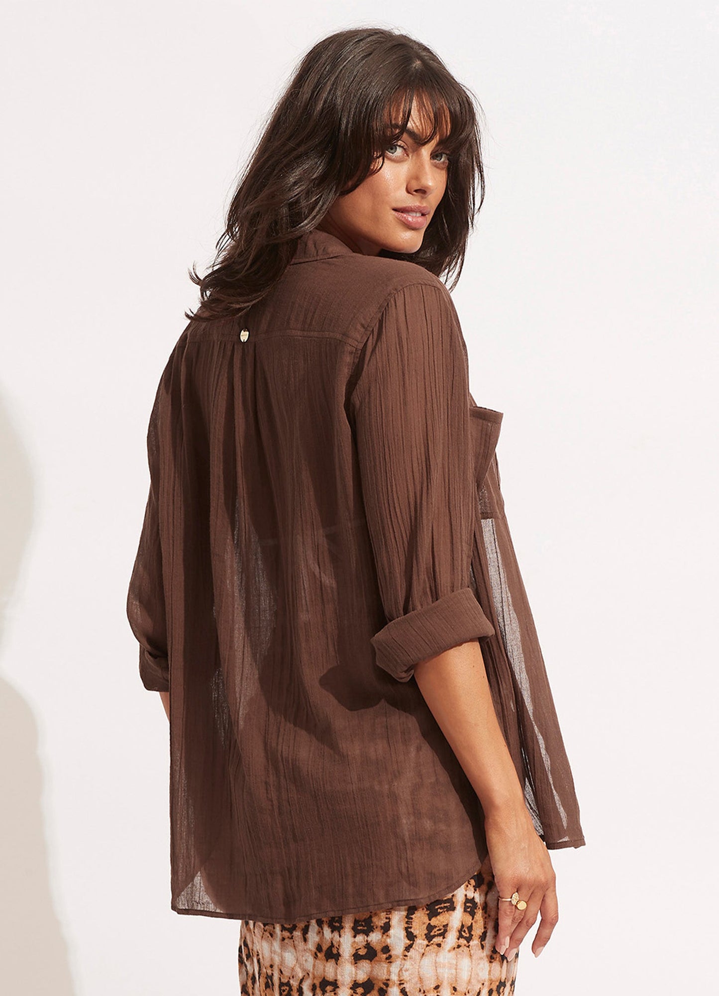  Breeze Beach Shirt - Tiramisu