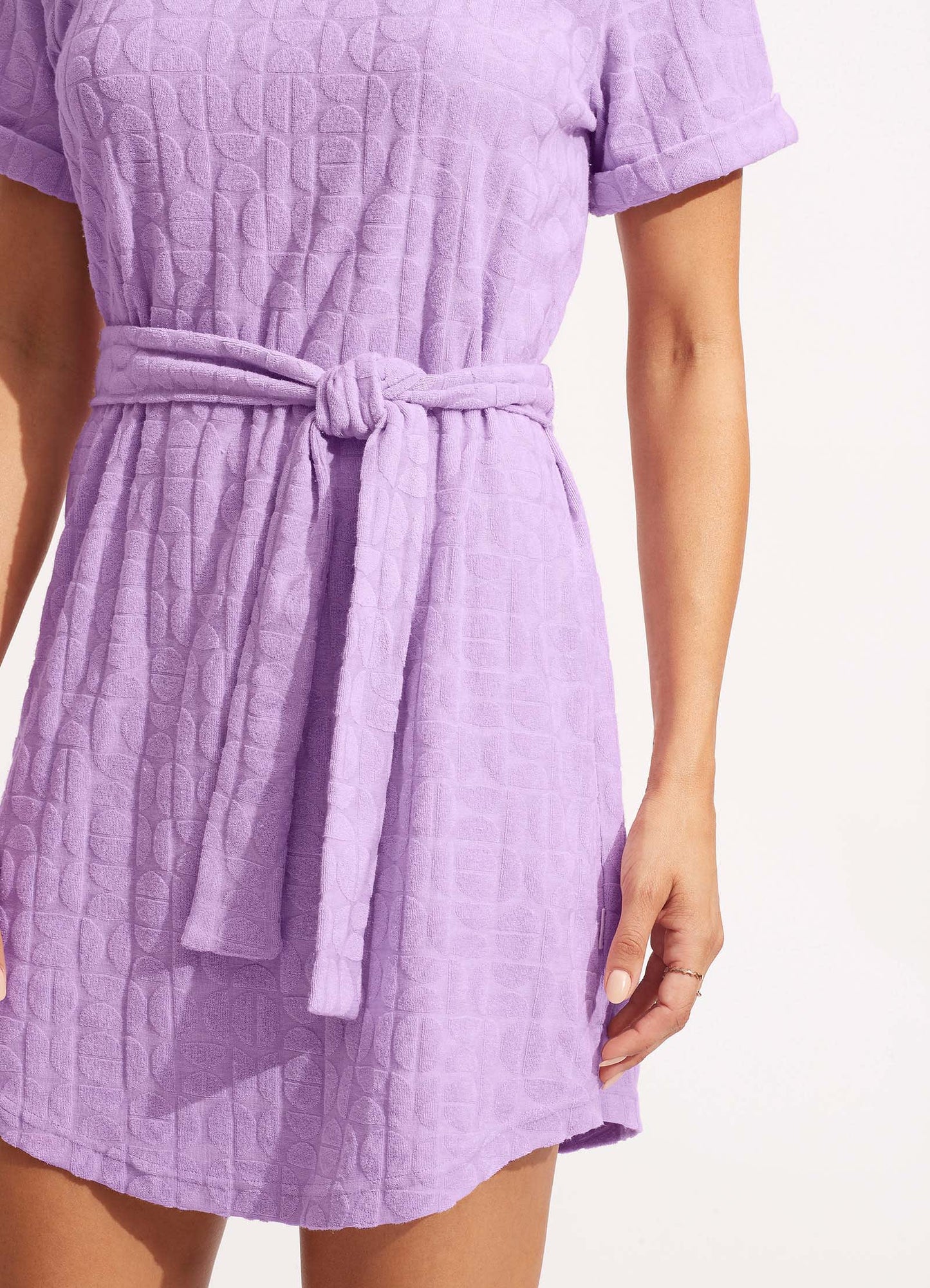  Capri Terry Dress - Wild Rose