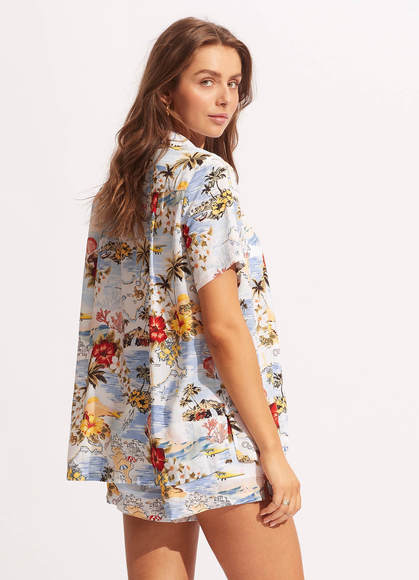  Coast To Coast Resort Shirt - Powder Blue