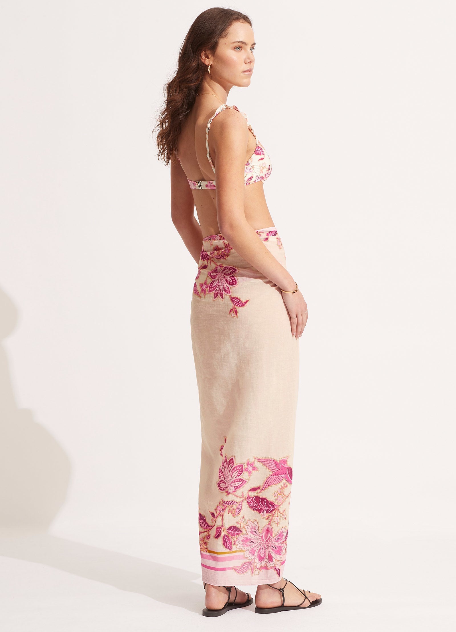  Silk Road Sarong - Parfait Pink