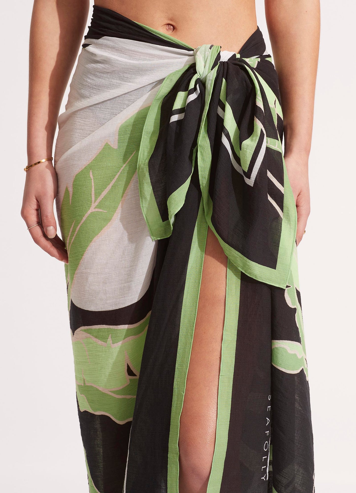  Palm Paradise Pareo - Black