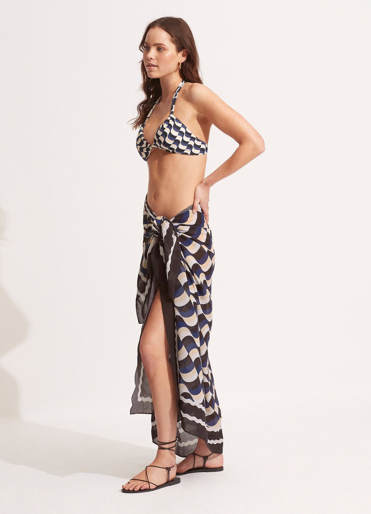  Modern Take Sarong - Black