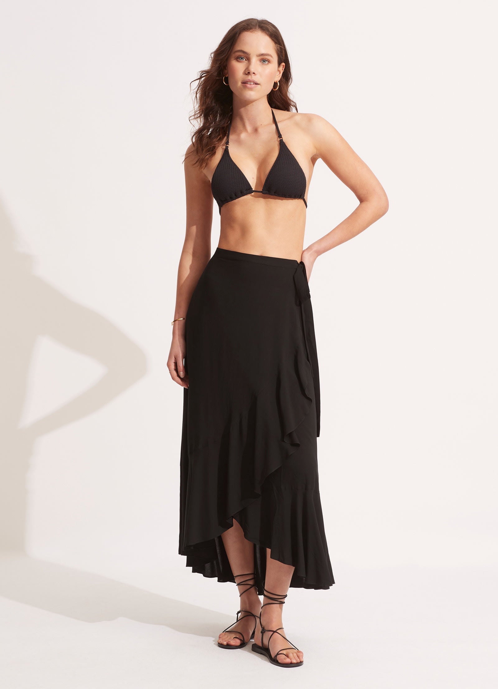  The Wrap Skirt - Black