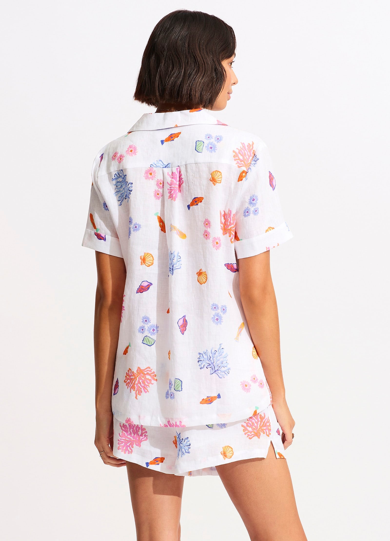  Under The Sea Beach Short - White