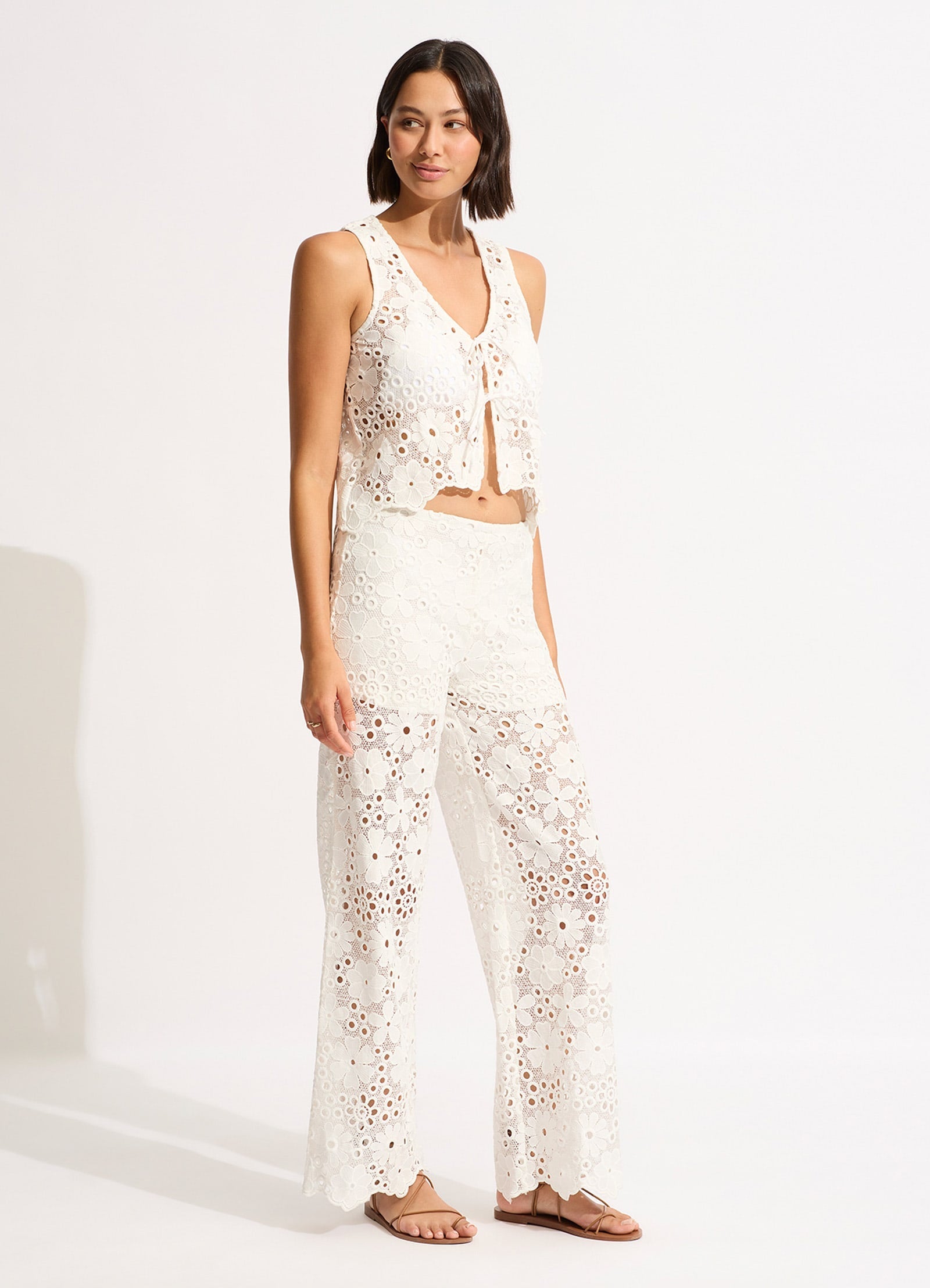  Crochet Top - White