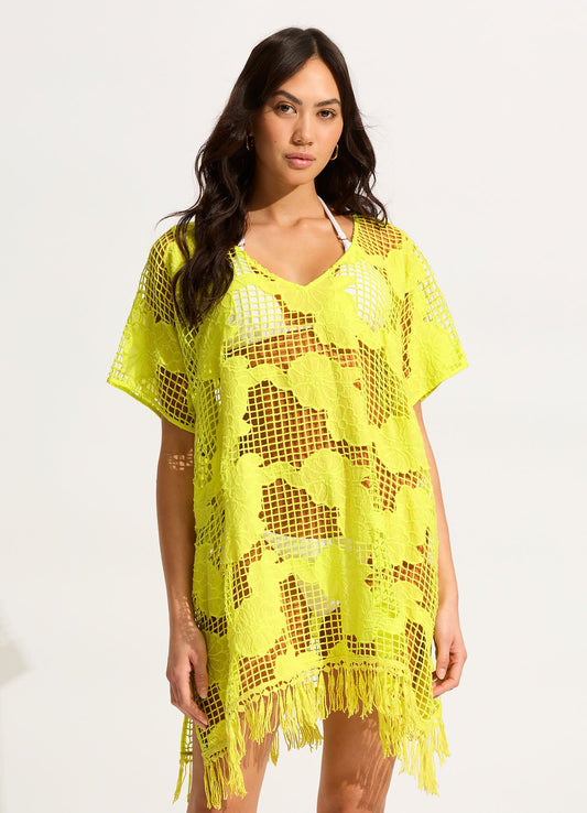  Mesh Kaftan - Citron