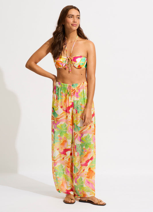  Wonderland Resort Pant - Fuchsia Rose