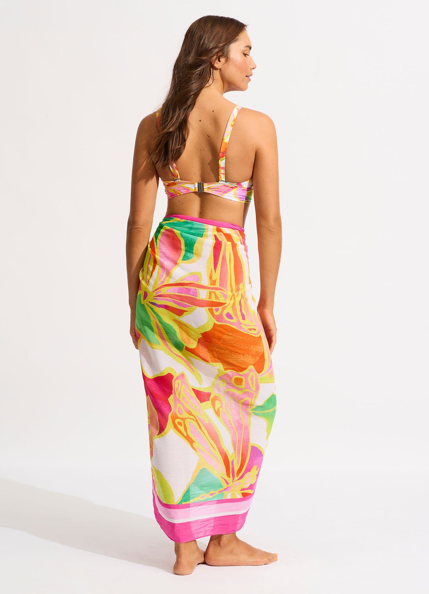  Wonderland Sarong - Fuchsia Rose