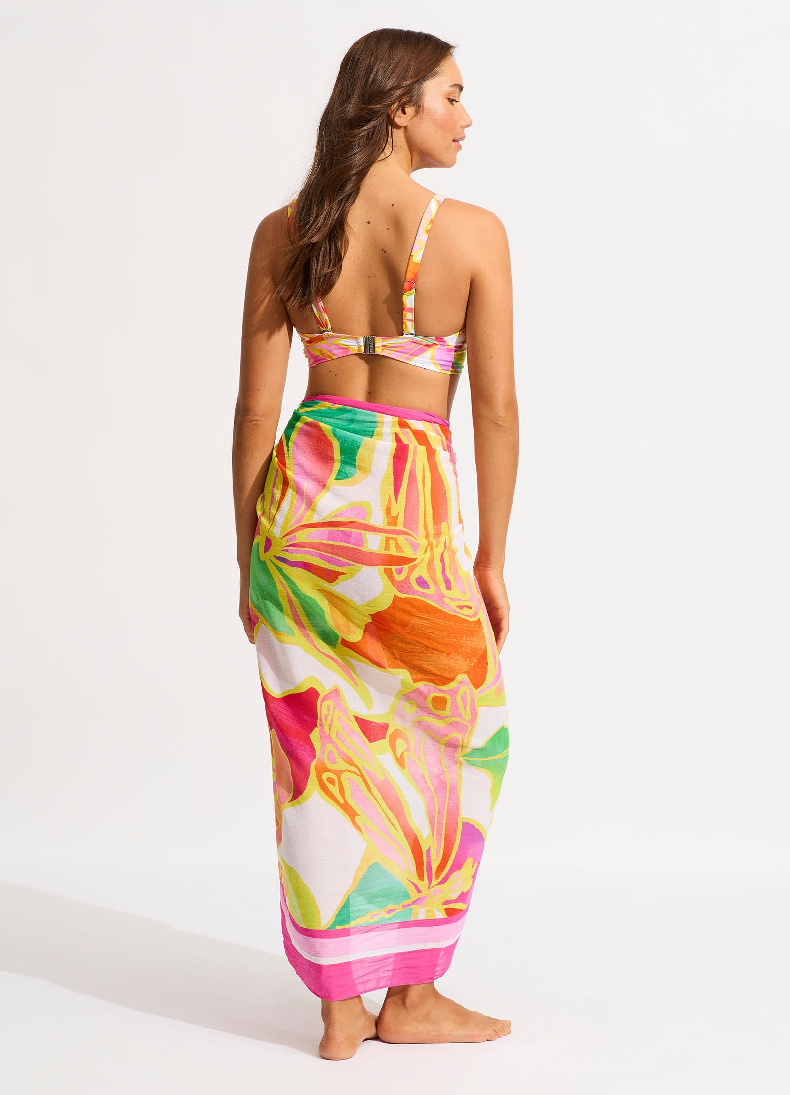  Wonderland Sarong - Fuchsia Rose
