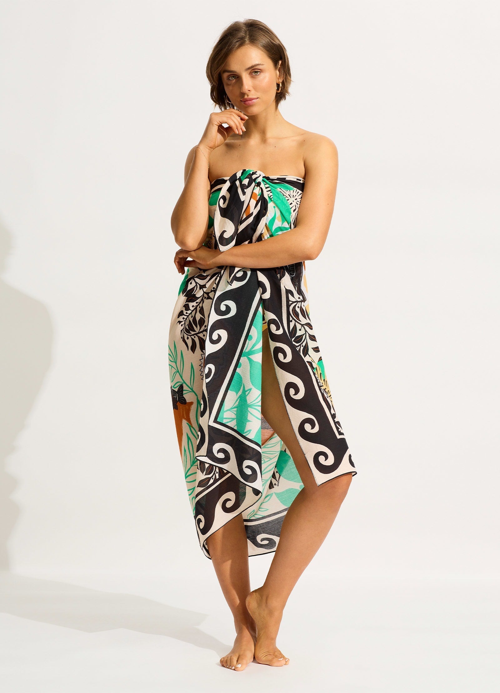  Atlantis Sarong - Ecru