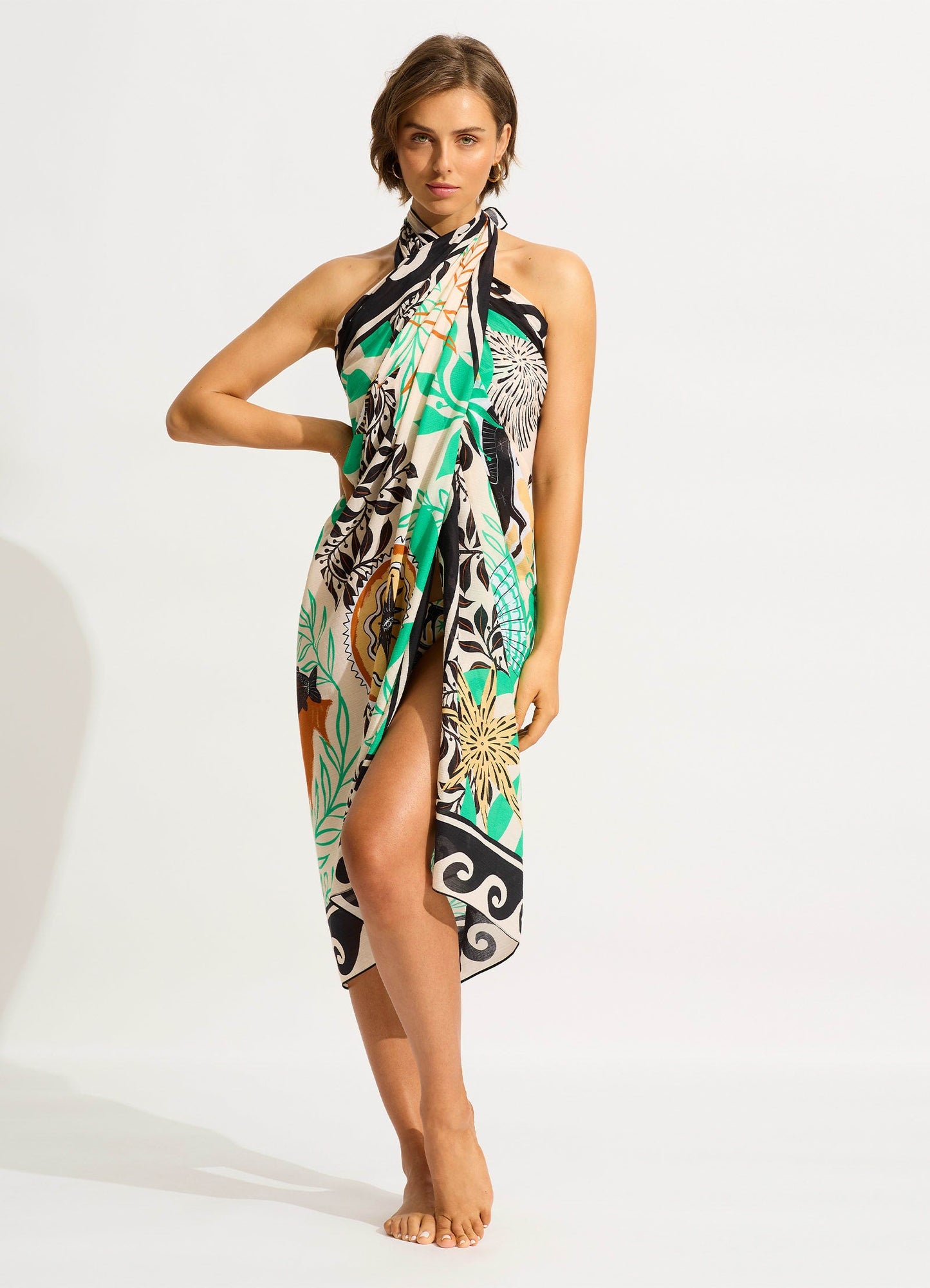  Atlantis Sarong - Ecru