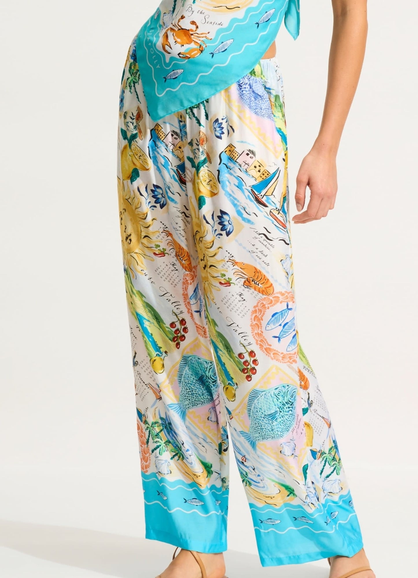  Wish You Were Here Pant - Atoll Blue