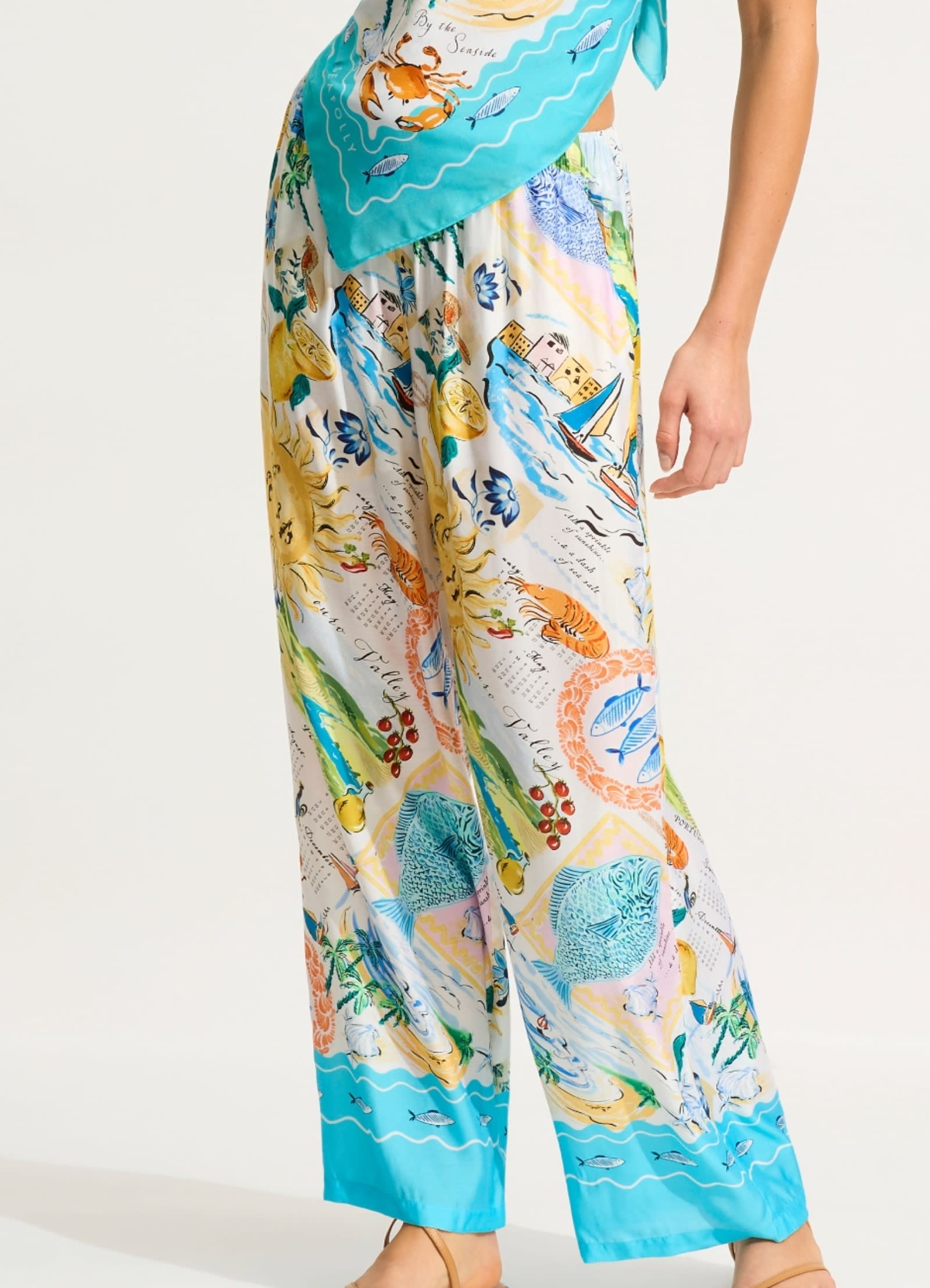  Wish You Were Here Pant - Atoll Blue