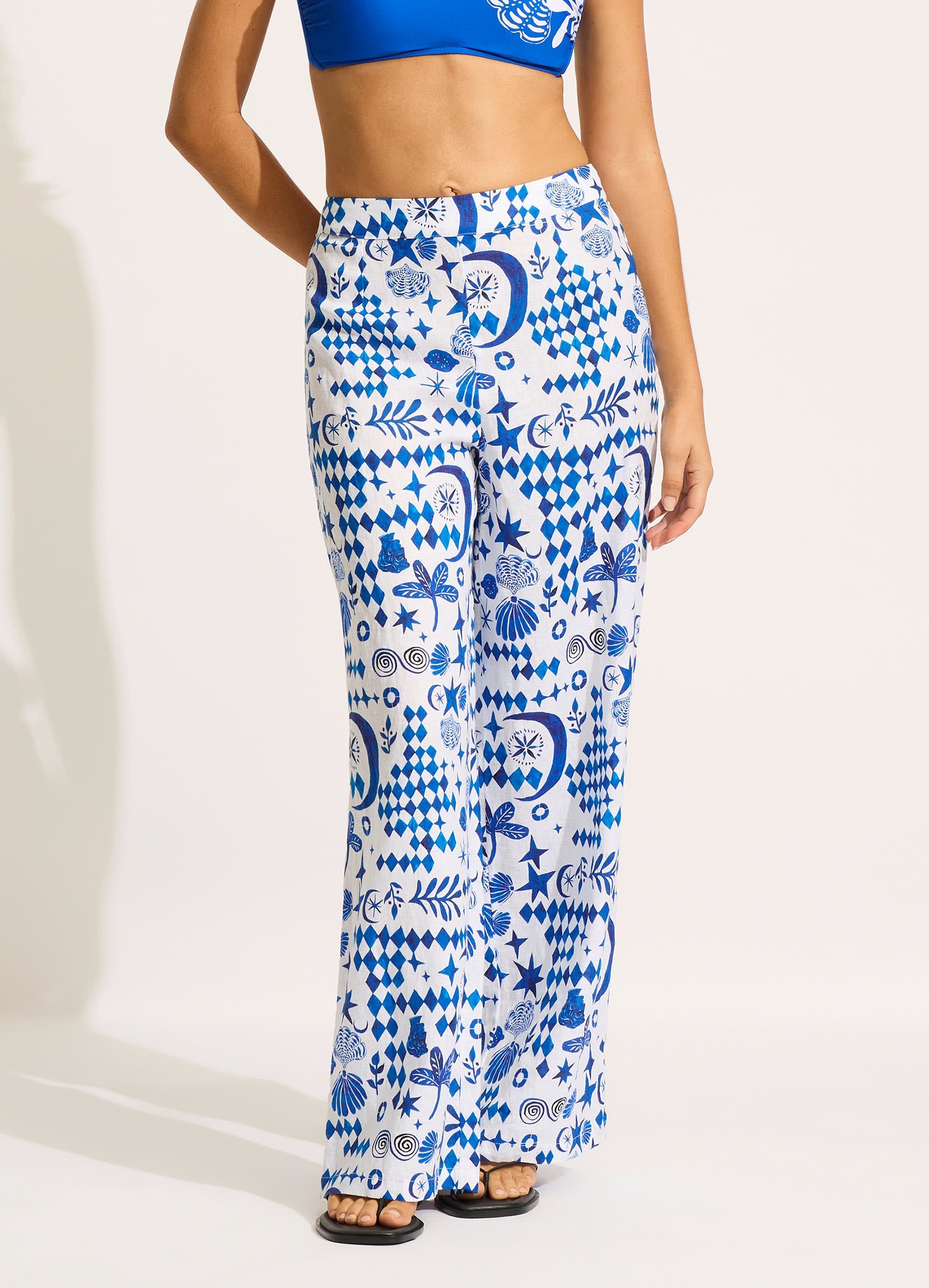  Corfu Pant - Azure