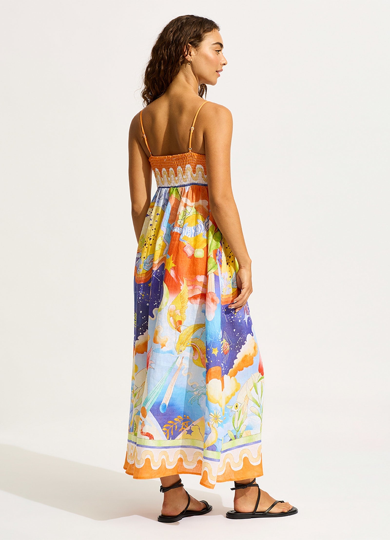  Aquarius Maxi Dress - Turquoise