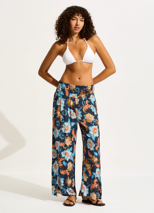  Spring Festival Shirring Pant - True Navy