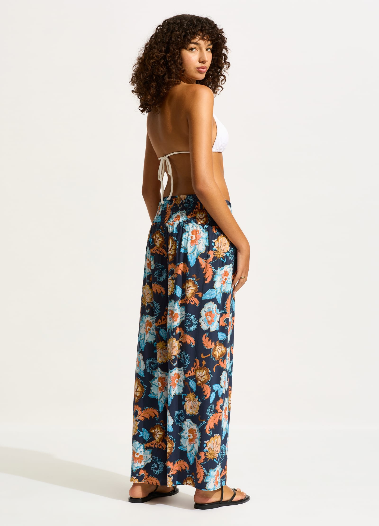  Spring Festival Shirring Pant - True Navy