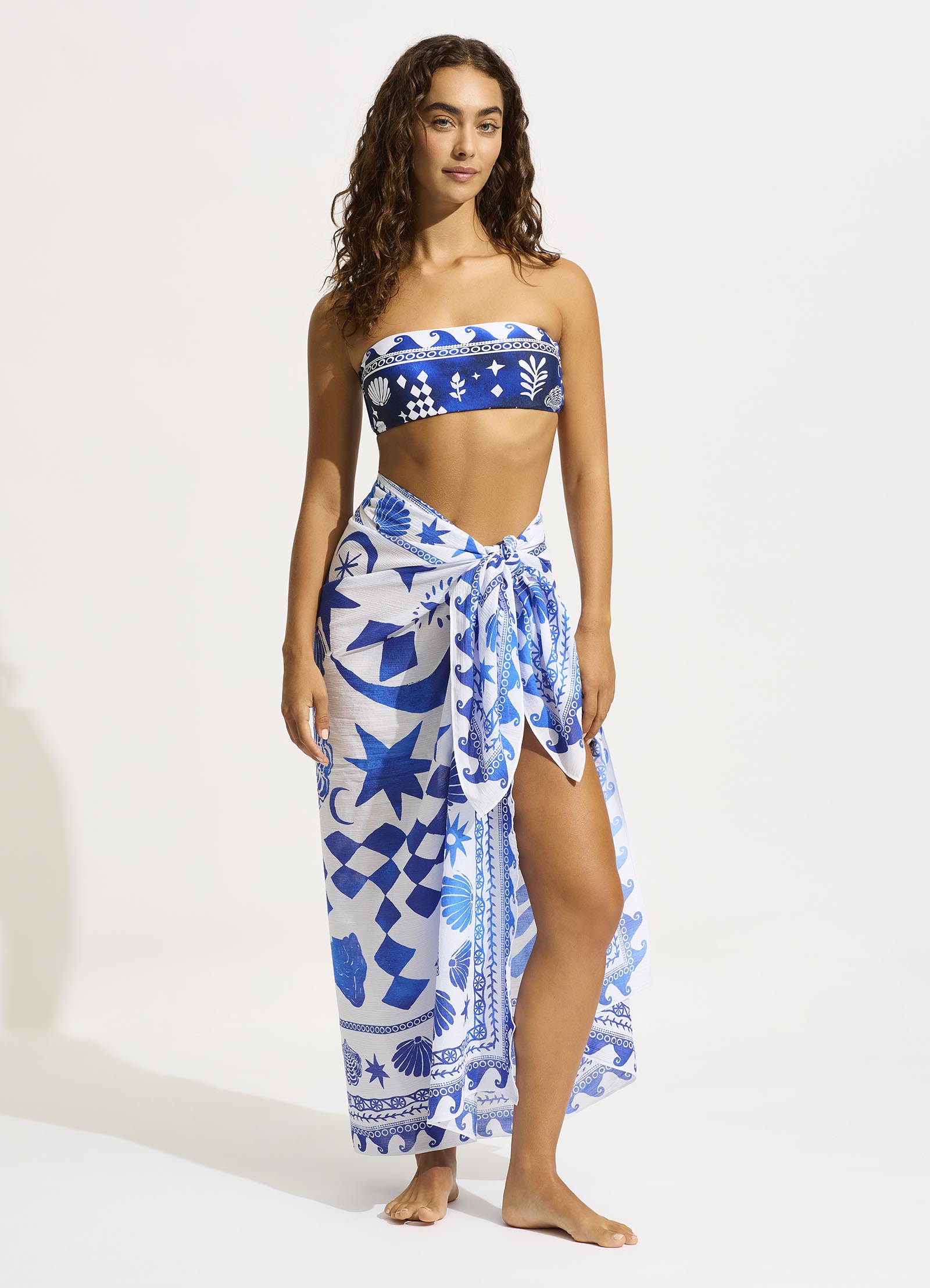  Corfu Sarong - Azure