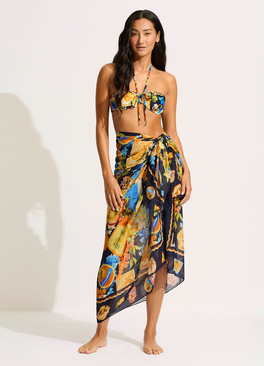  Ciao Bella Ciao Bella Sarong - True Navy