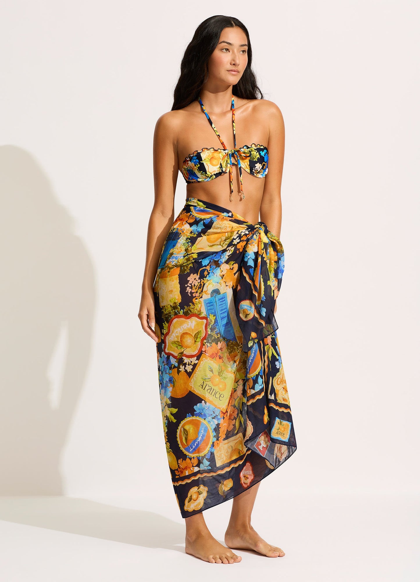  Ciao Bella Ciao Bella Sarong - True Navy