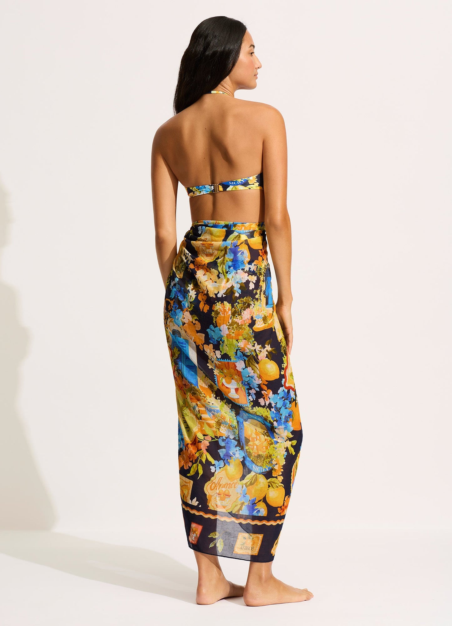 Ciao Bella Ciao Bella Sarong - True Navy
