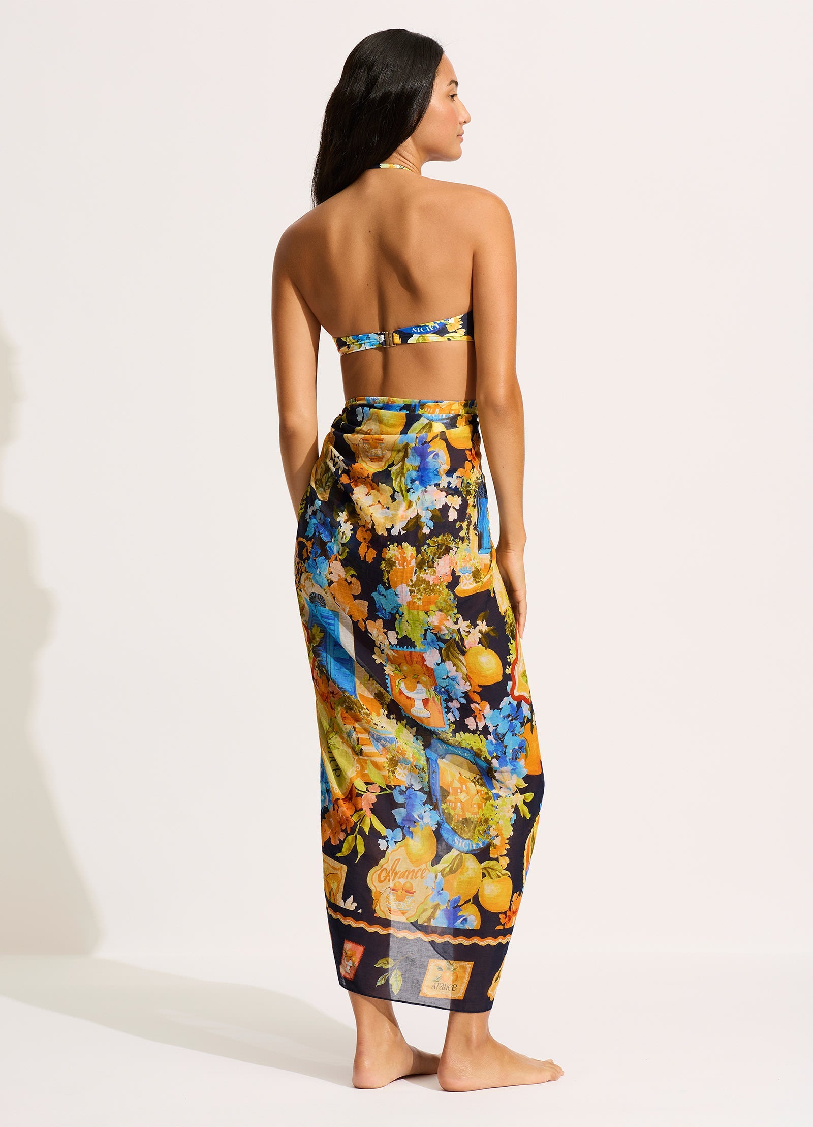  Ciao Bella Ciao Bella Sarong - True Navy